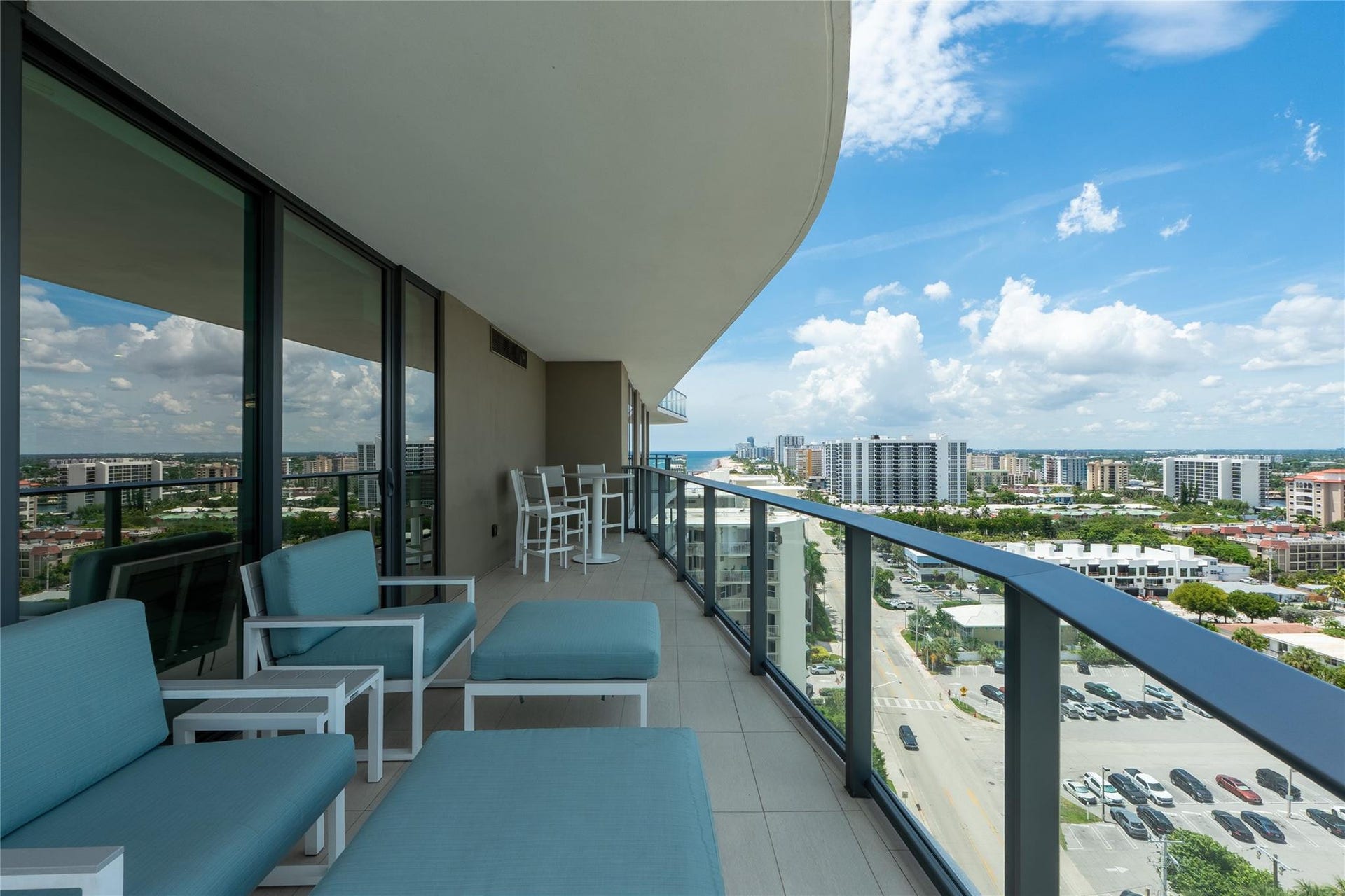730 N OCEAN Boulevard, #1501, Pompano Beach, FL 33062 Southwest Wrap Around Terrace