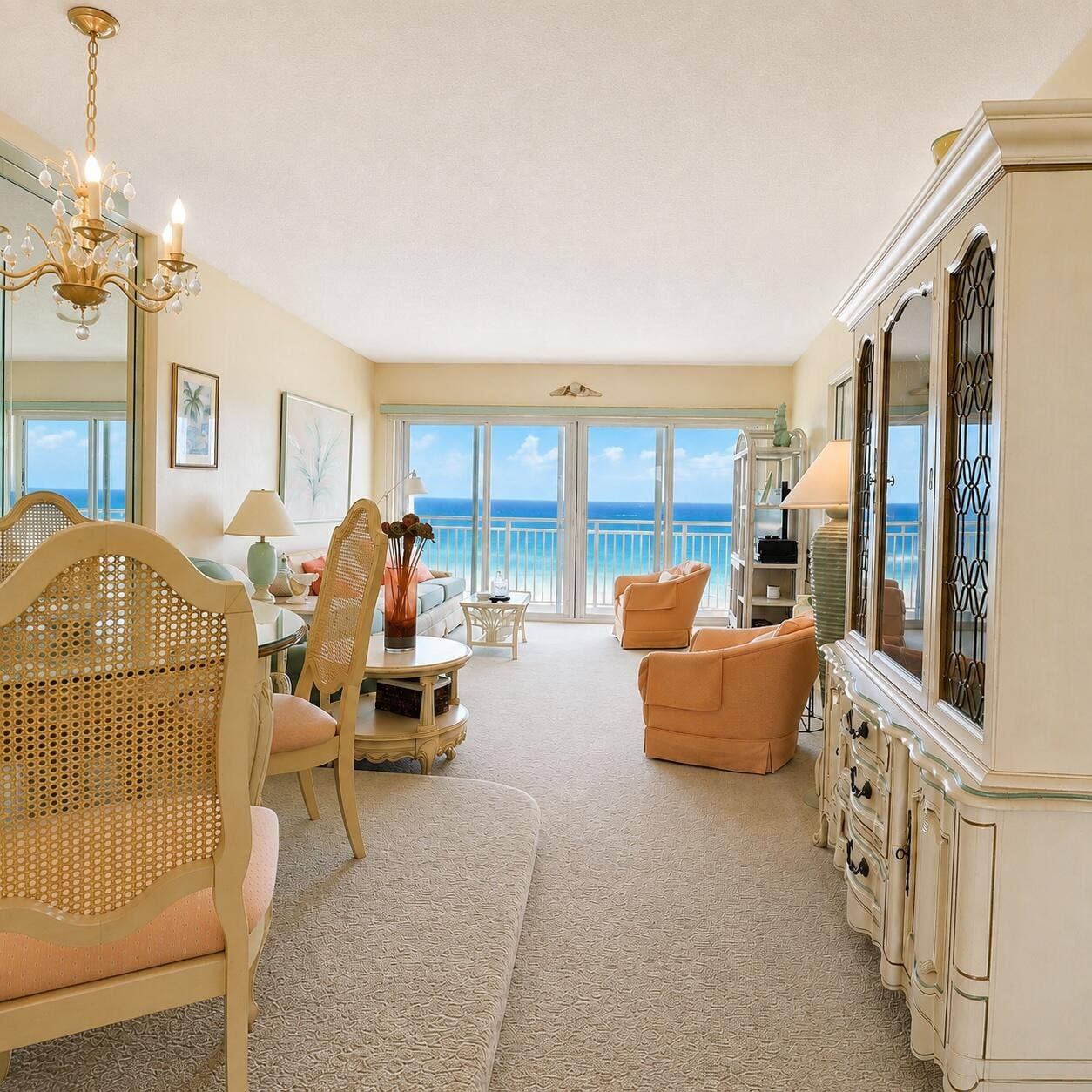 Primary bedroom direct ocean view!