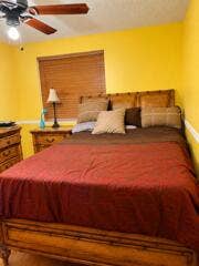 18431 NW 18TH Street, Pembroke Pines, FL 33029 Wood-finish flooring with a coordinating wood bed frame