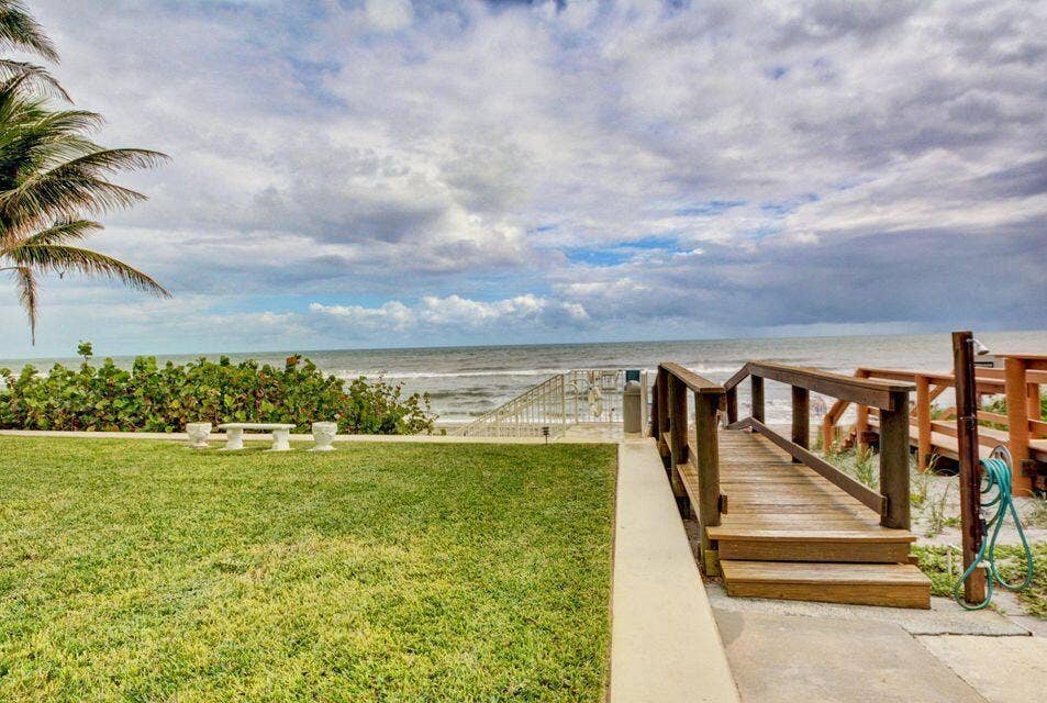 Private Beach with Lounge Chairs