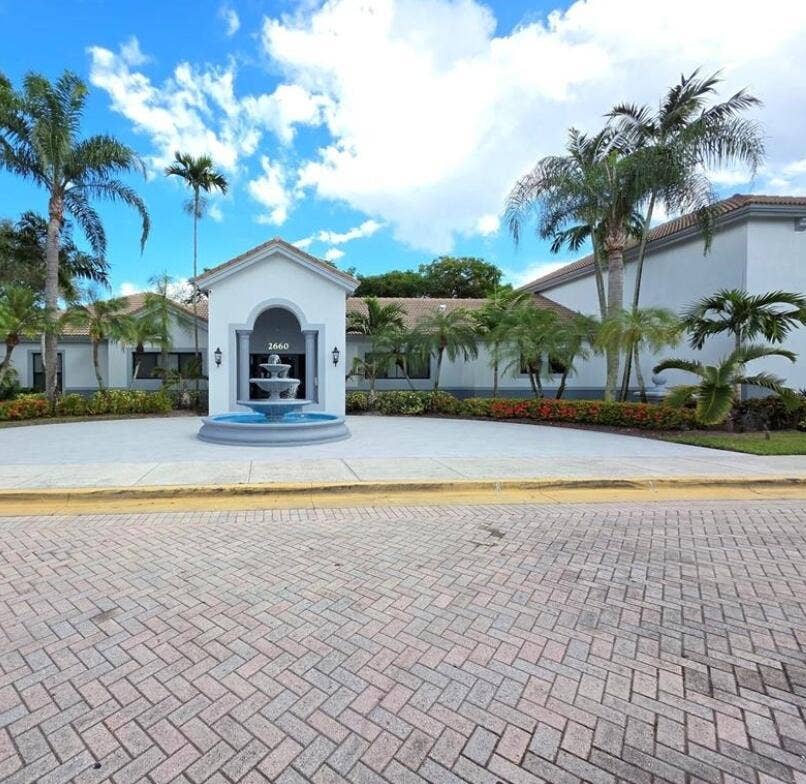 Front clubhouse