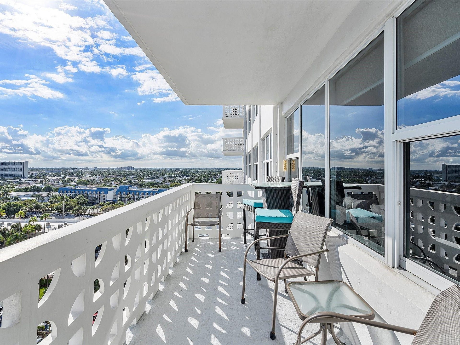 4010 Galt Ocean Drive, #1110, Fort Lauderdale, FL 33308 Balcony