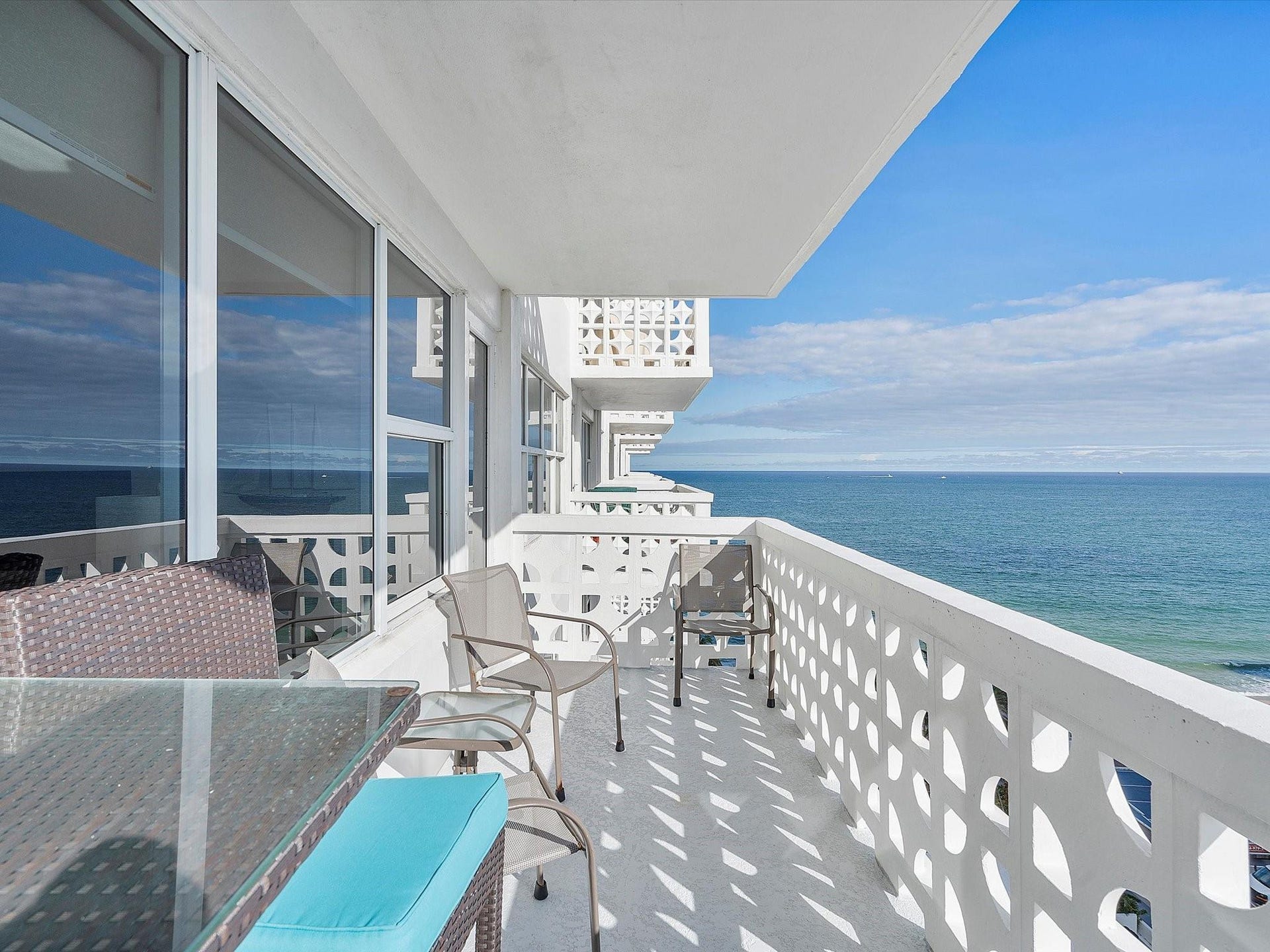 4010 Galt Ocean Drive, #1110, Fort Lauderdale, FL 33308 Balcony