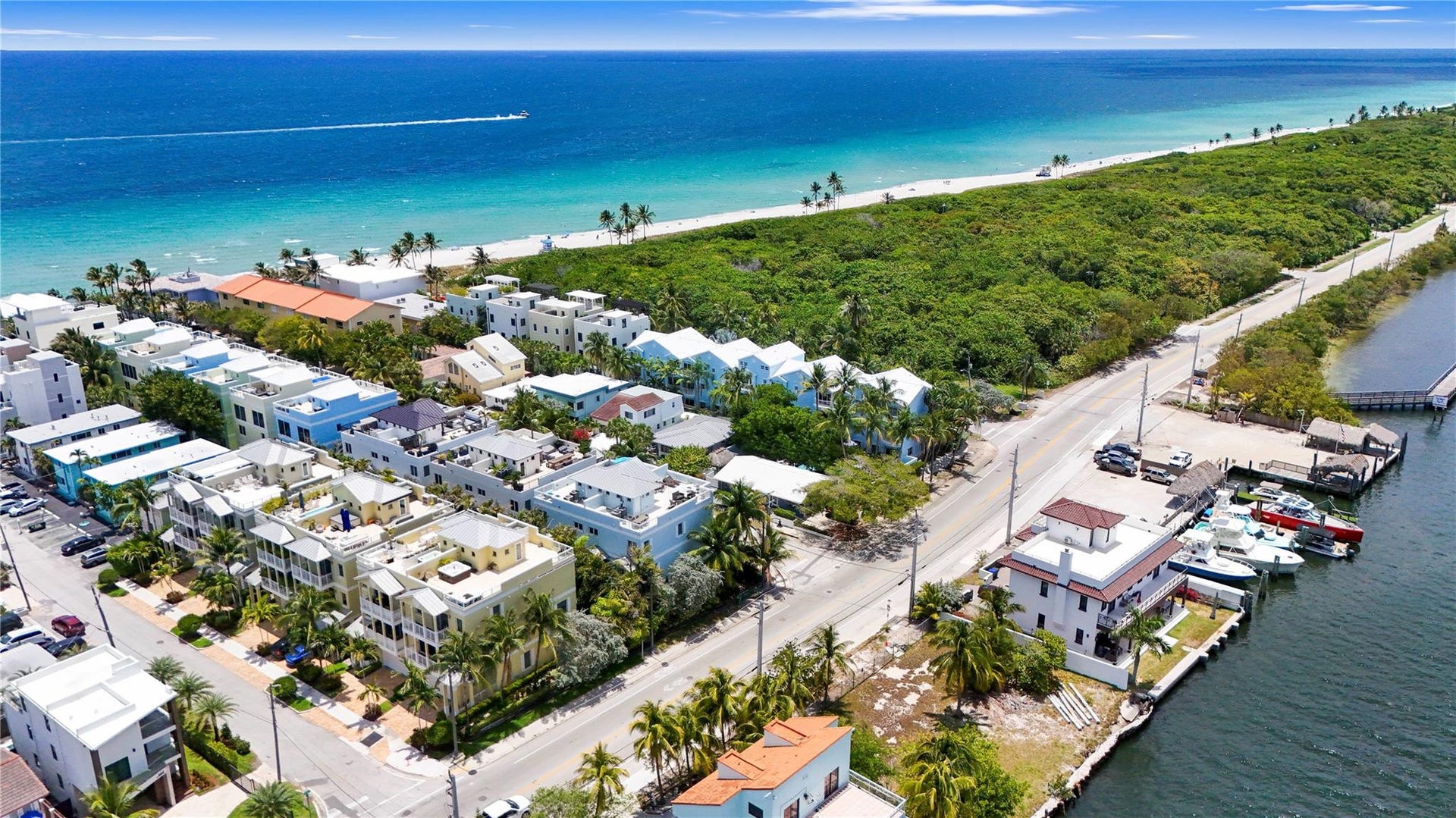 347 Oak Street, #B1, Hollywood, FL 33019 Aerial