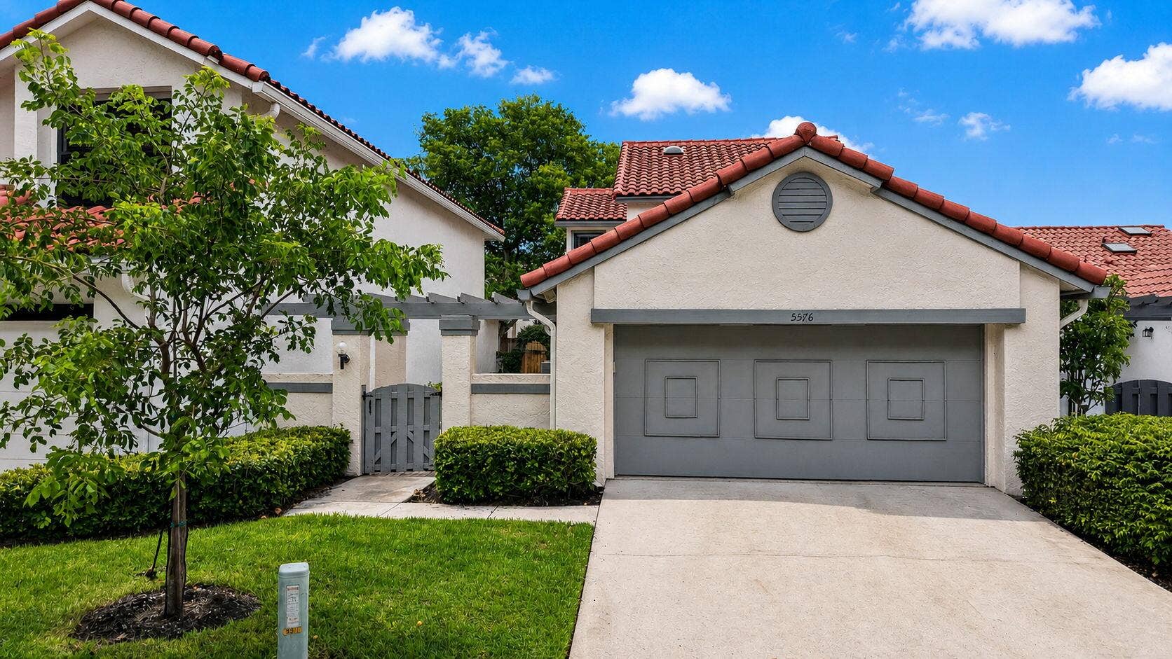 5576 Fox Hollow Drive, Boca Raton, FL 33486 FRONT ELEVATION
