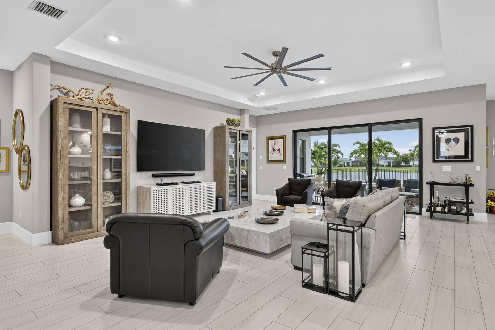 15730 Longboat Key Drive, Westlake, FL 33470 With coffered ceilings and updated fixtures