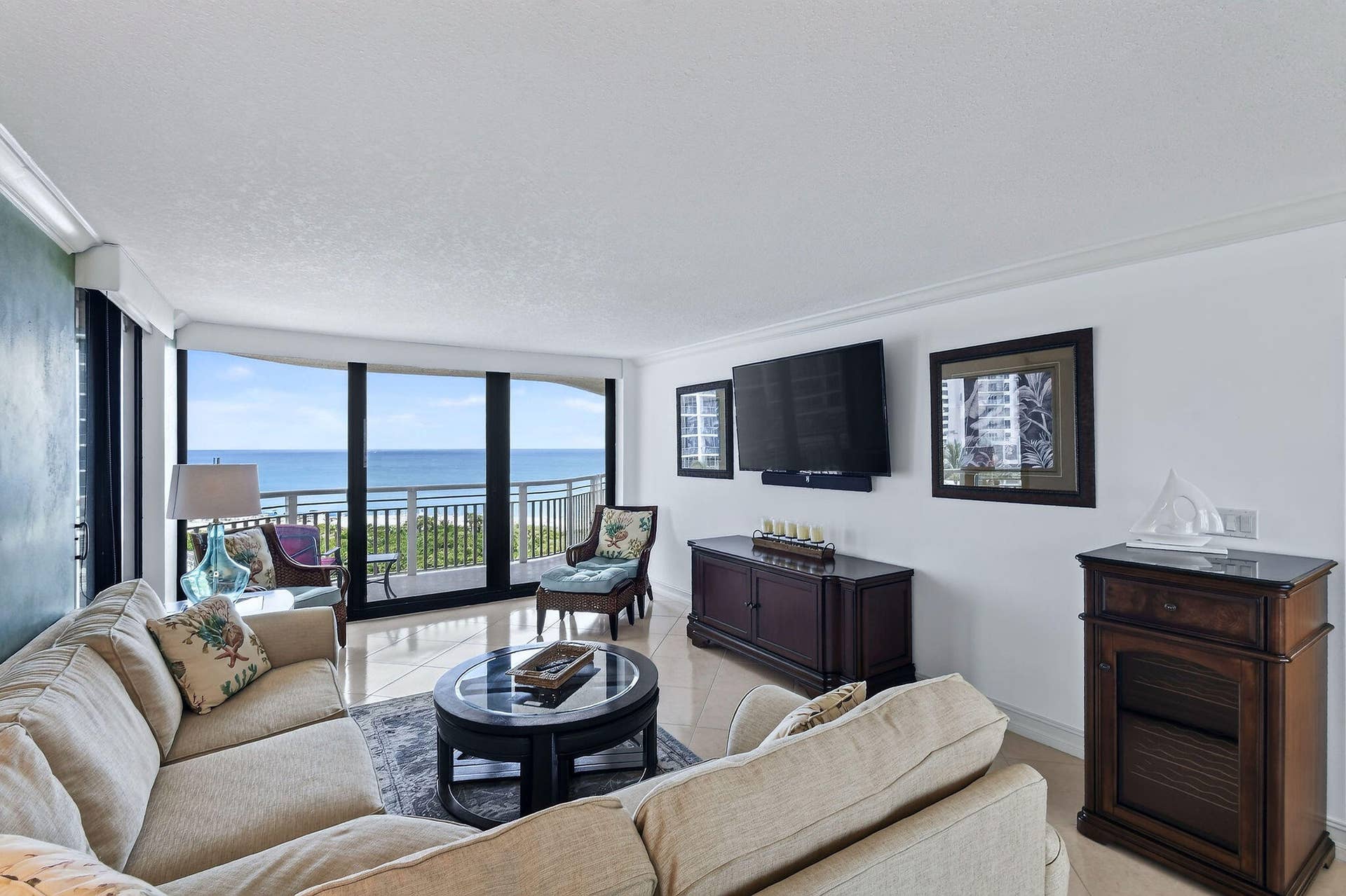 3000 N OCEAN Drive, #8A, Singer Island, FL 33404 Living Room