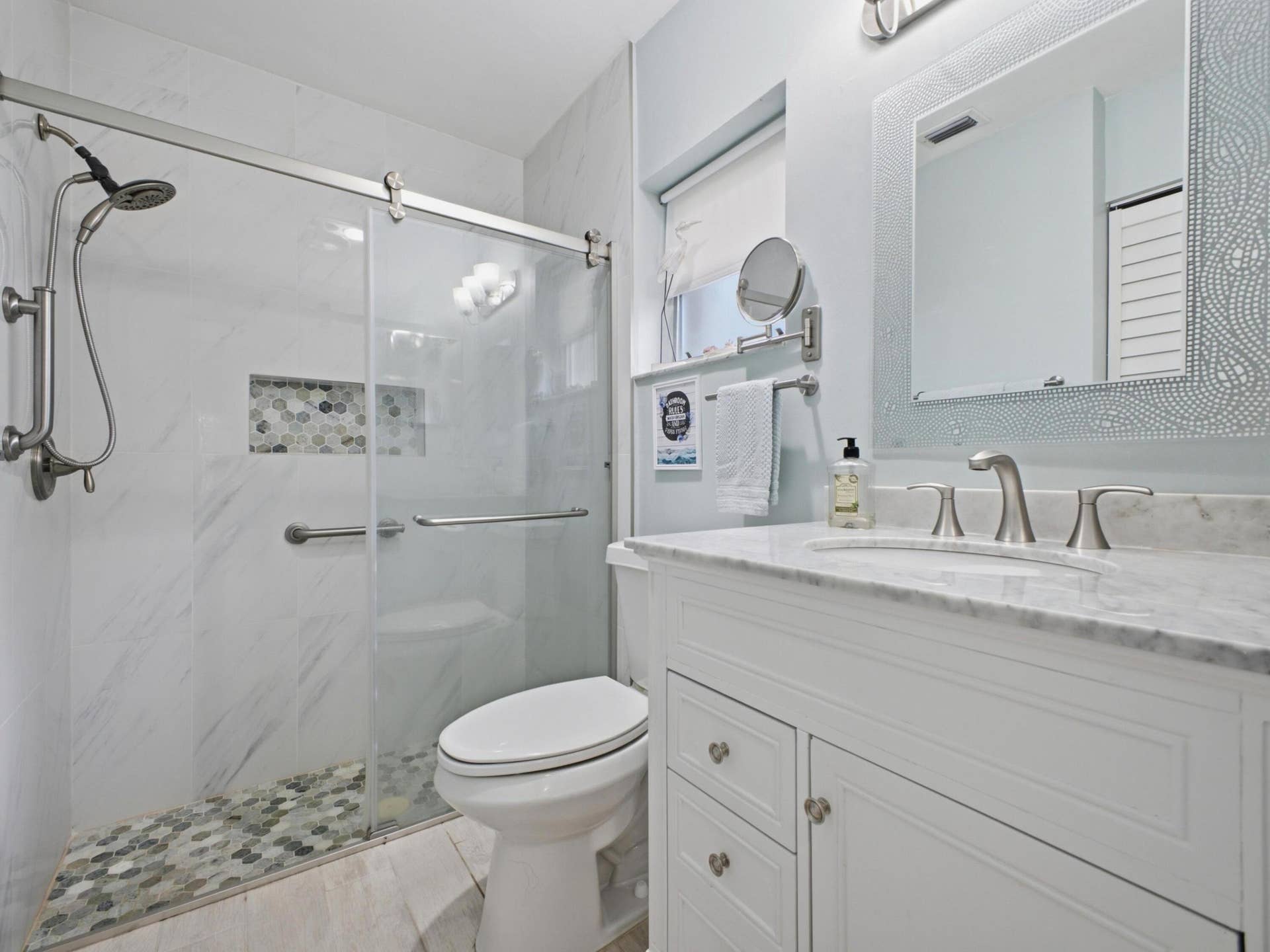 5800 Princess Palm Court, #A, Delray Beach, FL 33484 Primary Bathroom NM