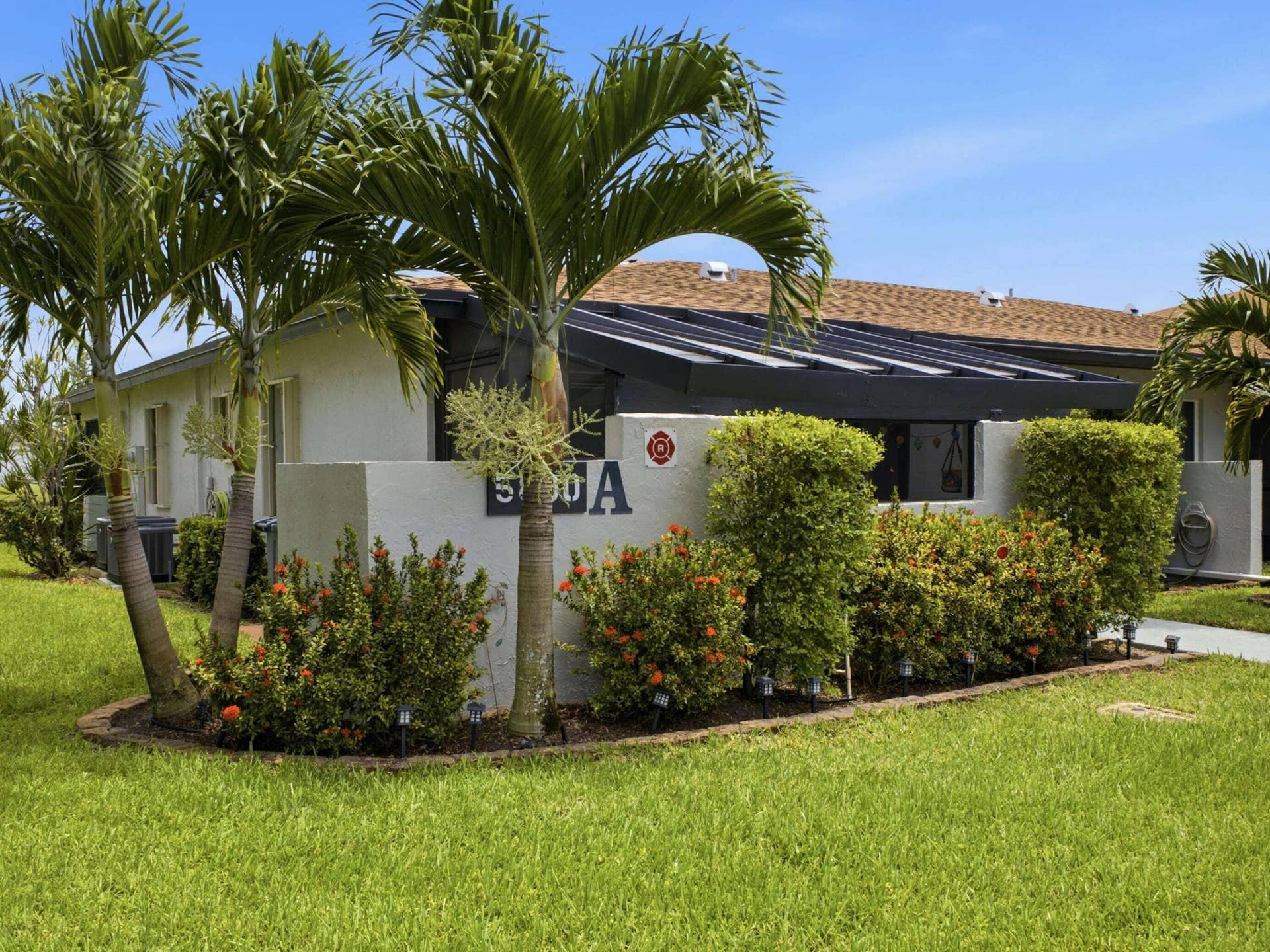 5800 Princess Palm Court, #A, Delray Beach, FL 33484 Unit Front Corner NM