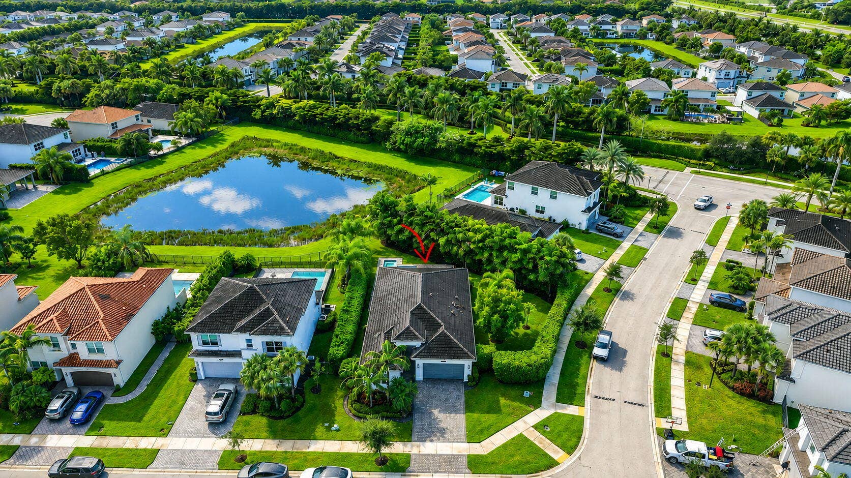 9772 Celtic Sea Lane, Delray Beach, FL 33446 Aerial View