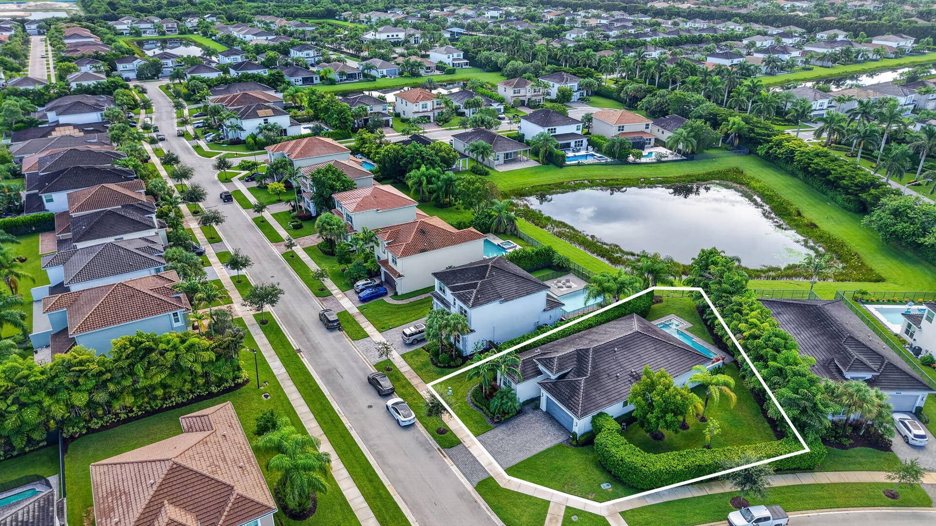9772 Celtic Sea Lane, Delray Beach, FL 33446 Aerial View