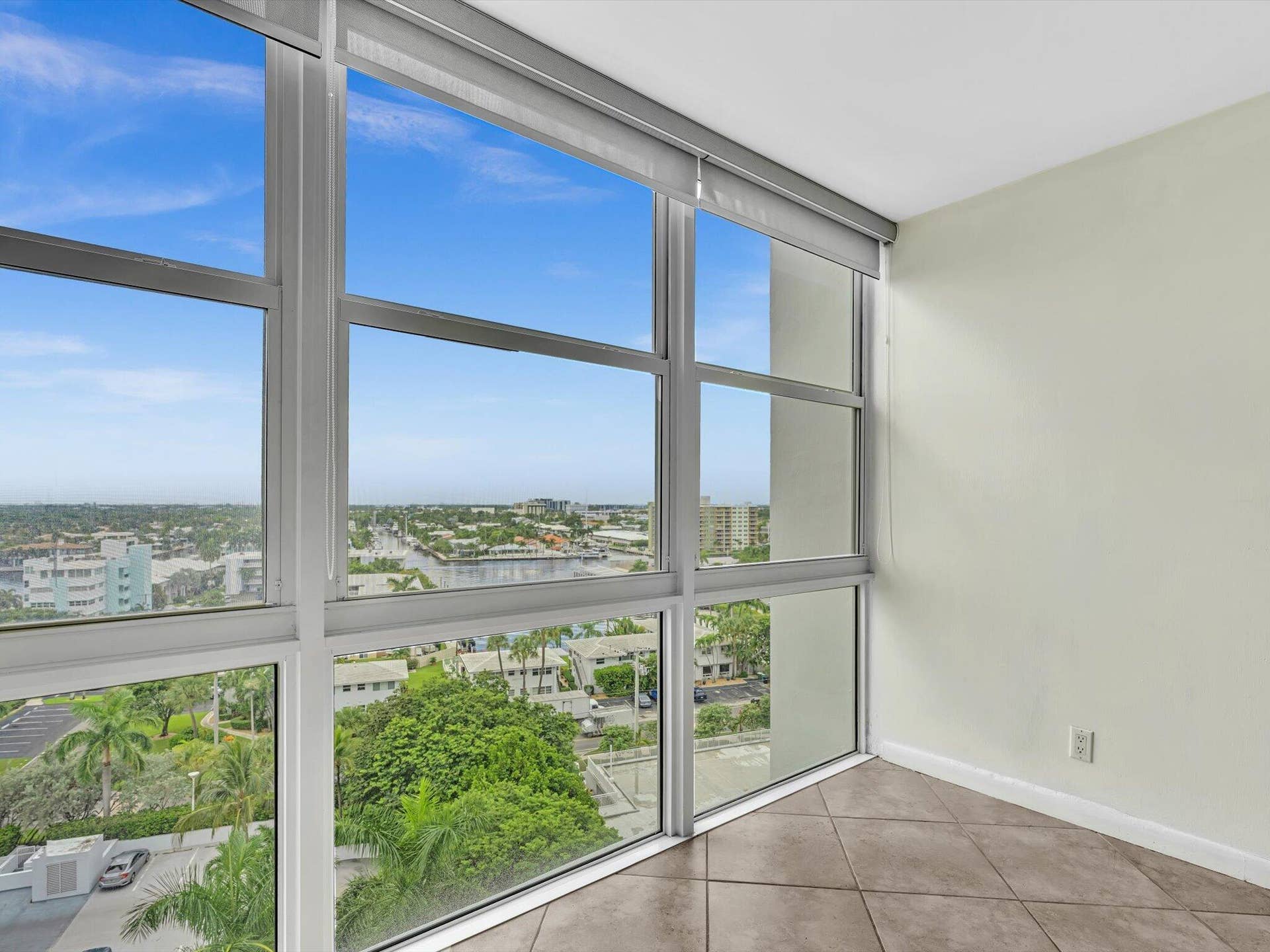 2841 N Ocean Boulevard, #1105, Fort Lauderdale, FL 33308 Primary Views - Floor to Ceiling Impact Window