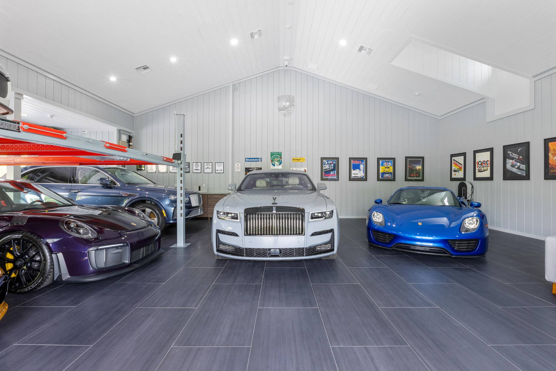 15527 Imperial Point Lane, Wellington, FL 33414 9-car finished garage with AC & double lift