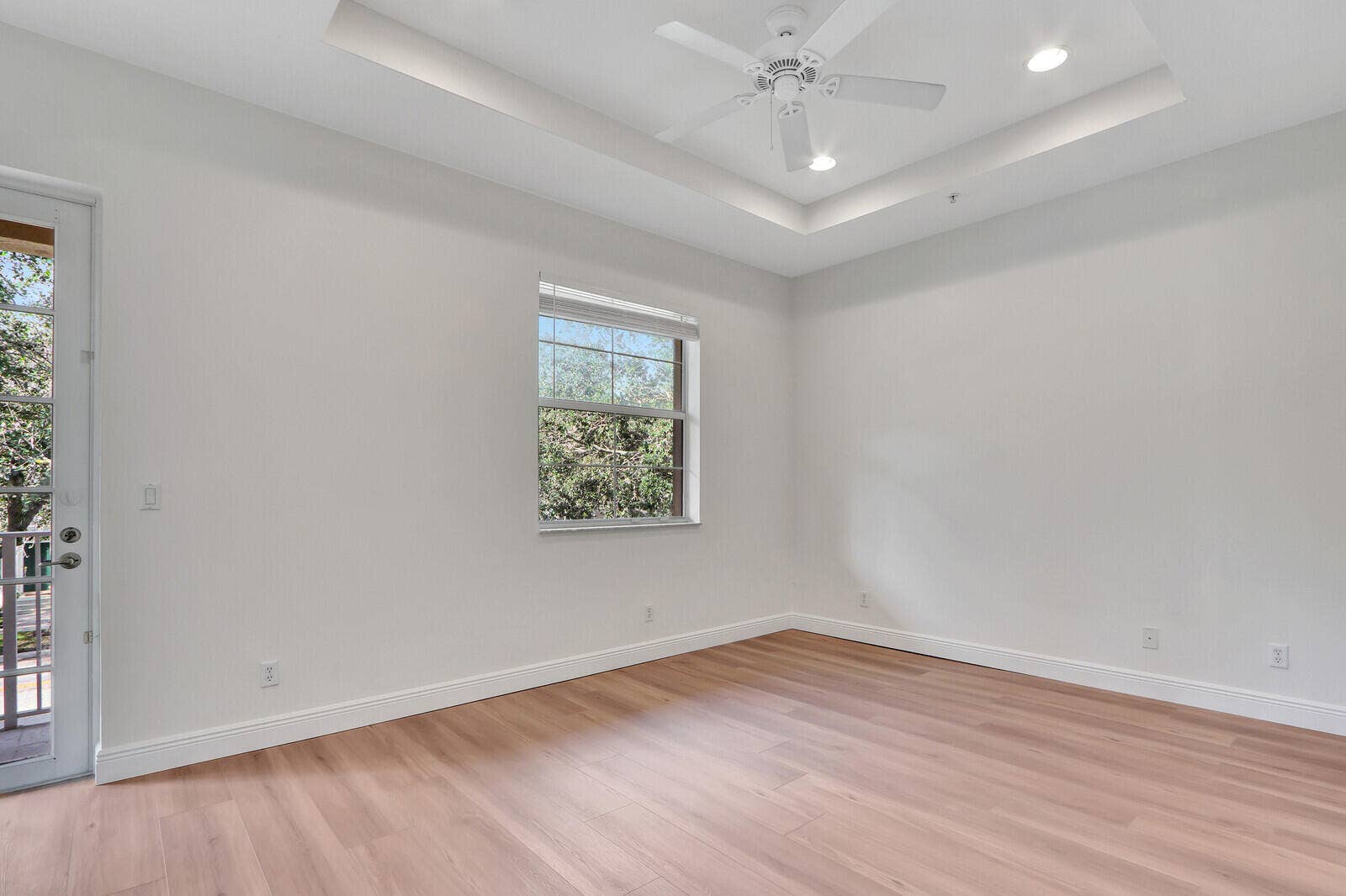 4313 PARKSIDE Drive, Jupiter, Jupiter, FL 33458 master bedroom view from entry door