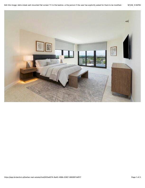 1155 Hillsboro Mile, Hillsboro Beach, FL 33062 Master Bedroom 603