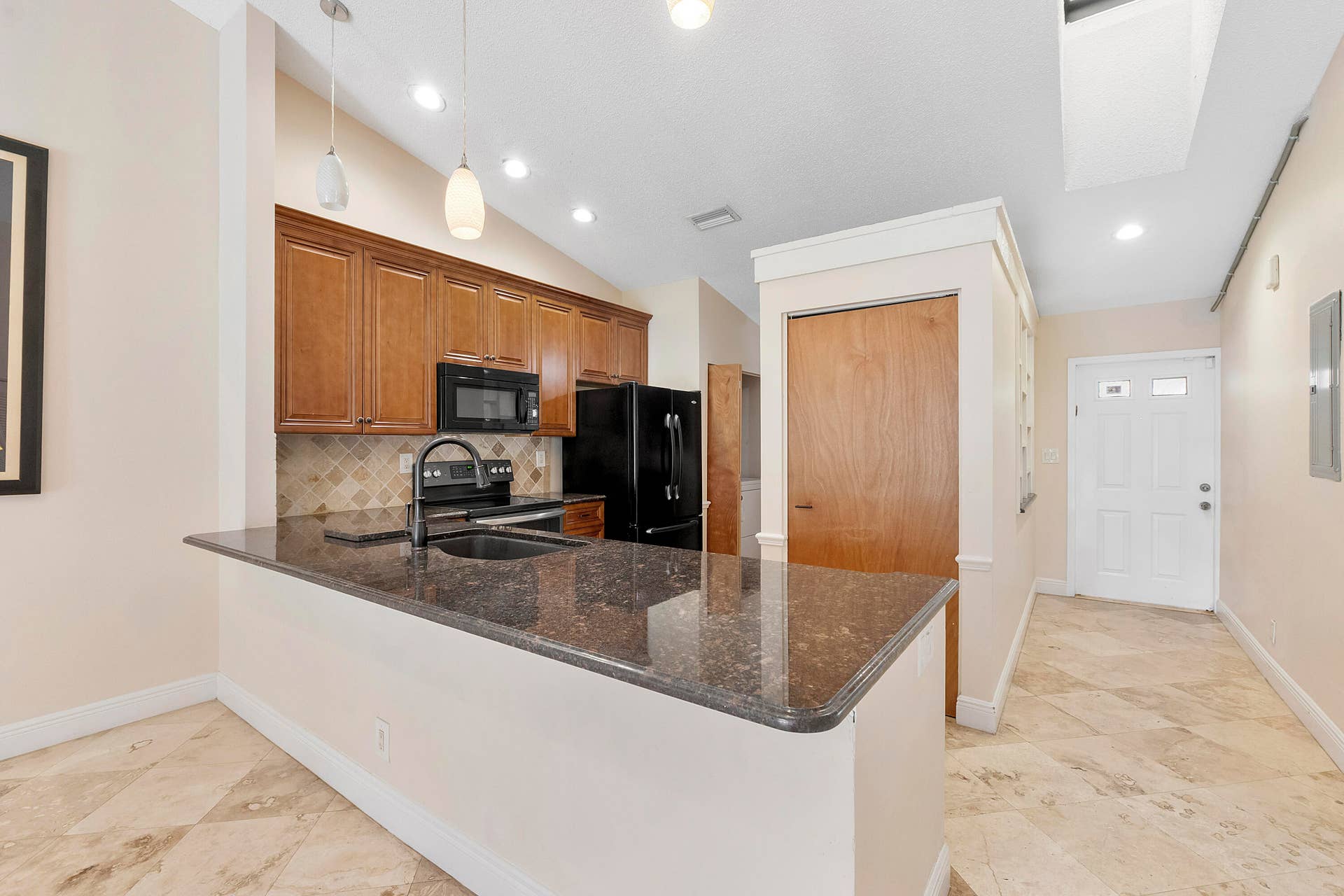 Large open kitchen