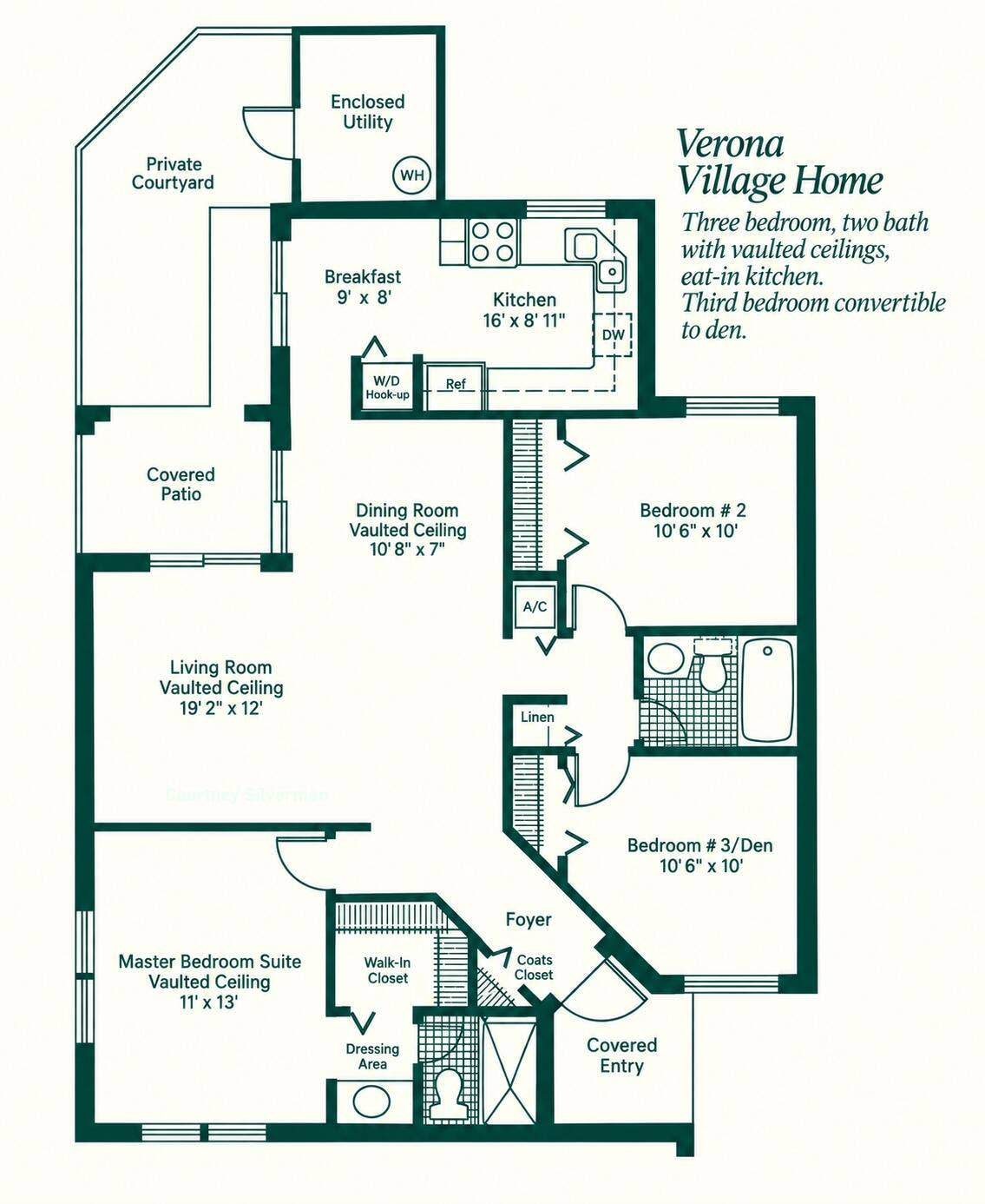 Village Homes Verona floor plan