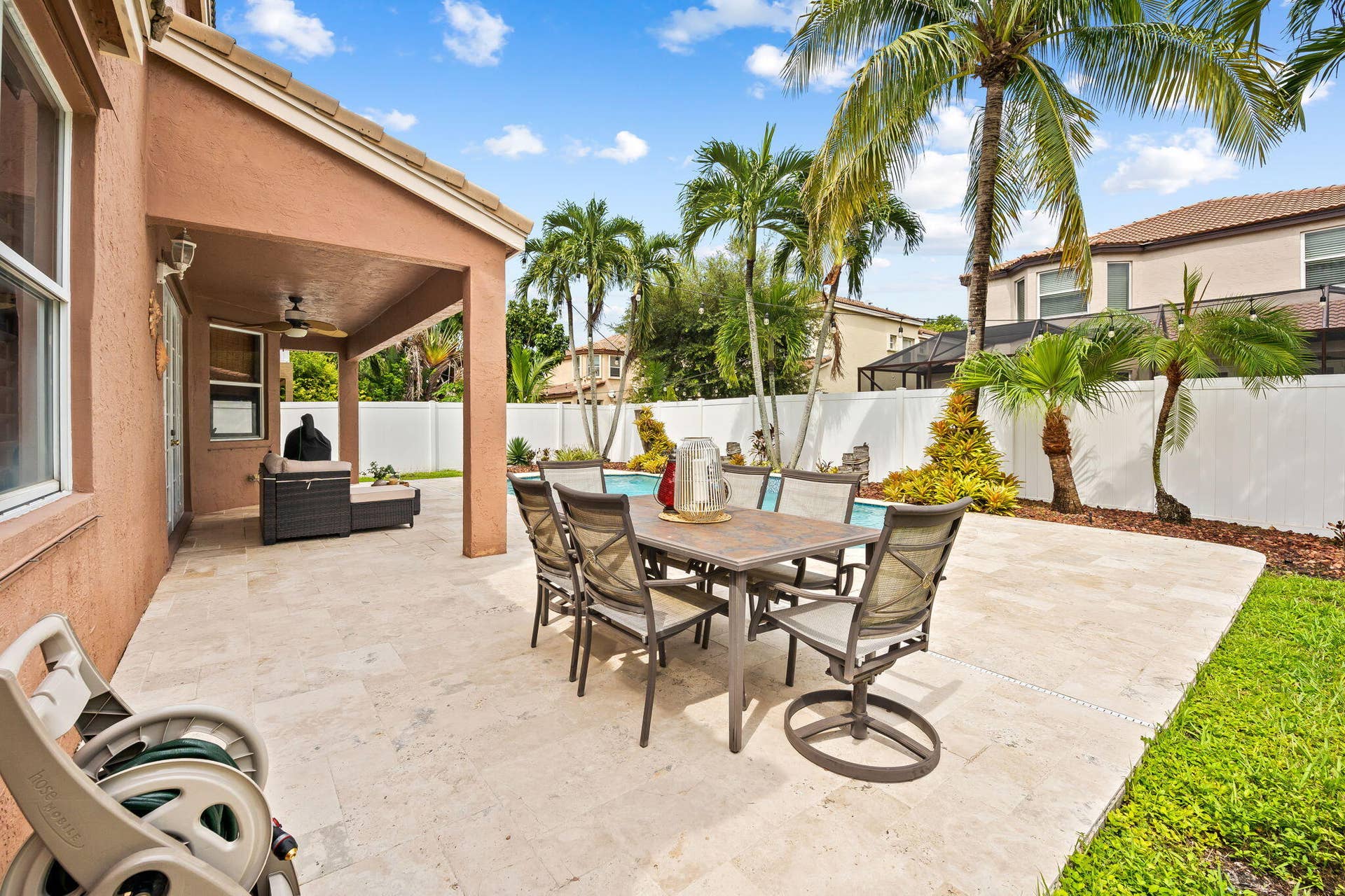 5019 SW 164th Avenue, Miramar, FL 33027 Travertine deck