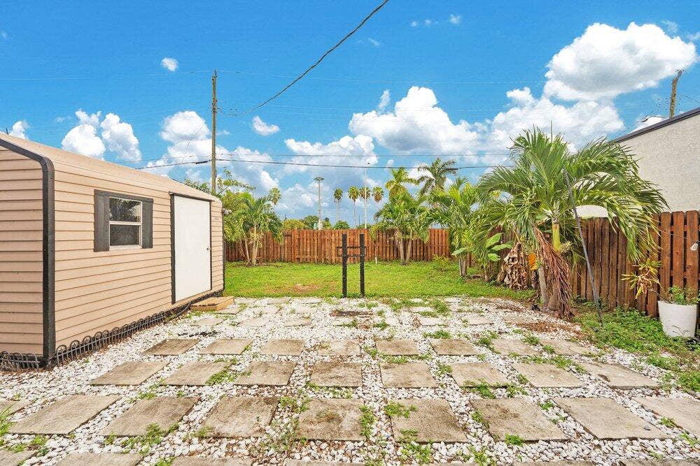 2220 HOPE Street, Hollywood, FL 33020 Backyard and Shed