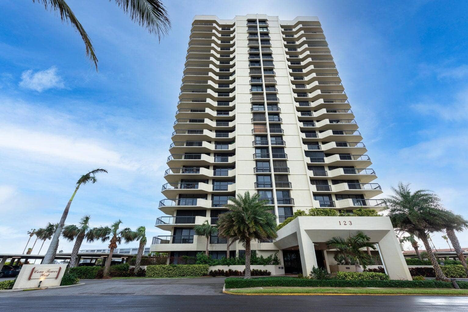 123 Lakeshore Drive, #1945, North Palm Beach, FL 33408 Cove Tower West Exterior