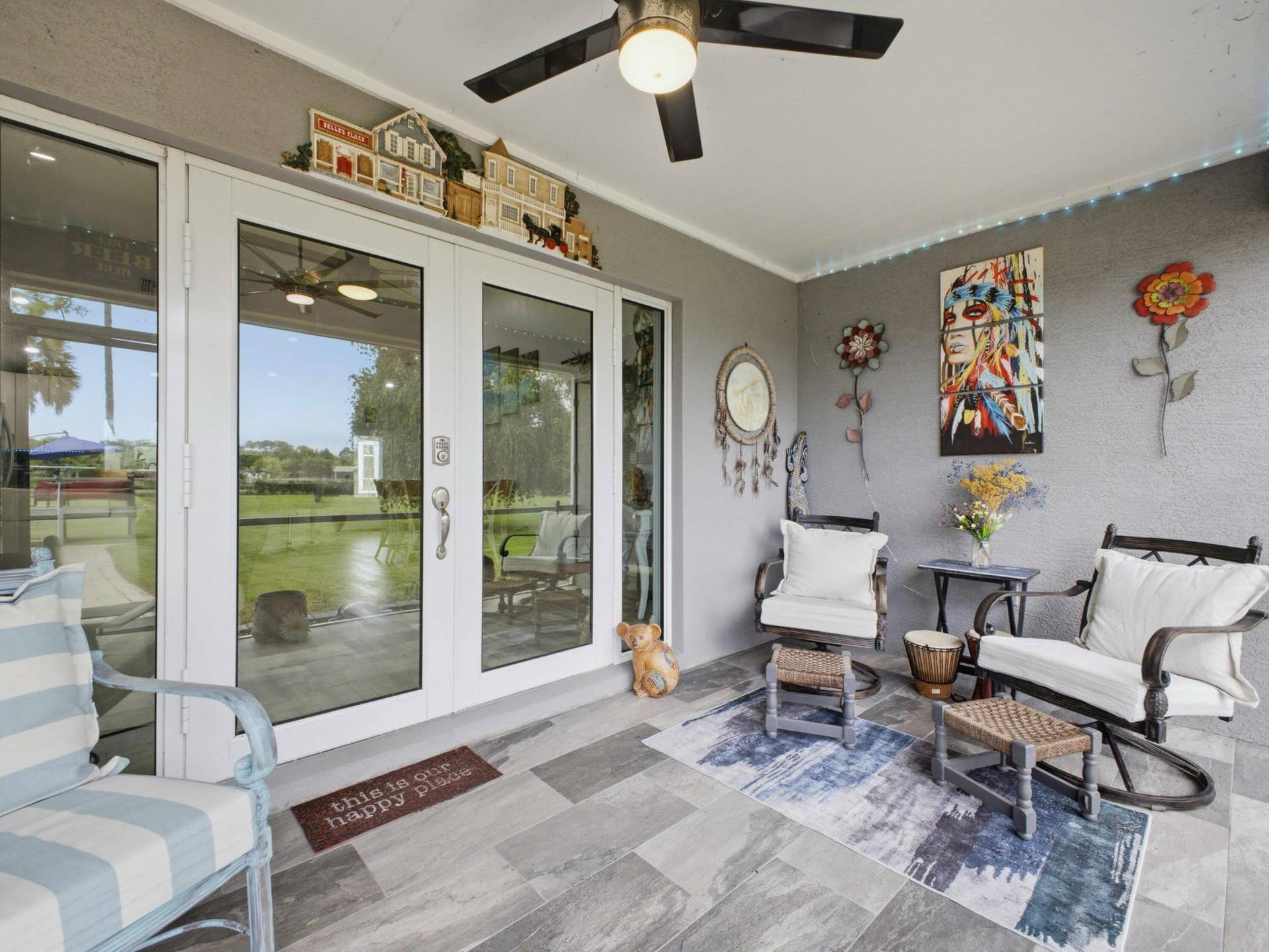 14171 BIDDEX Road, Loxahatchee Groves, FL 33470 Screened Porch