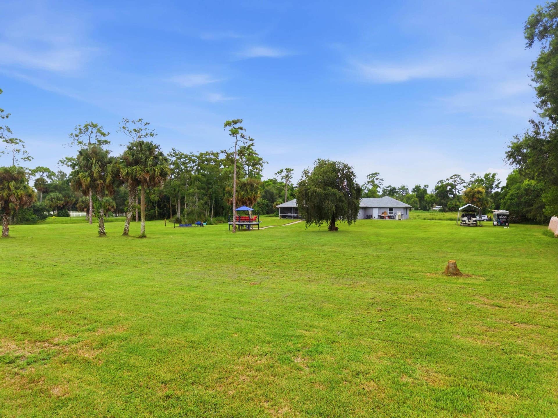 14171 BIDDEX Road, Loxahatchee Groves, FL 33470 View from lot's NW Corner