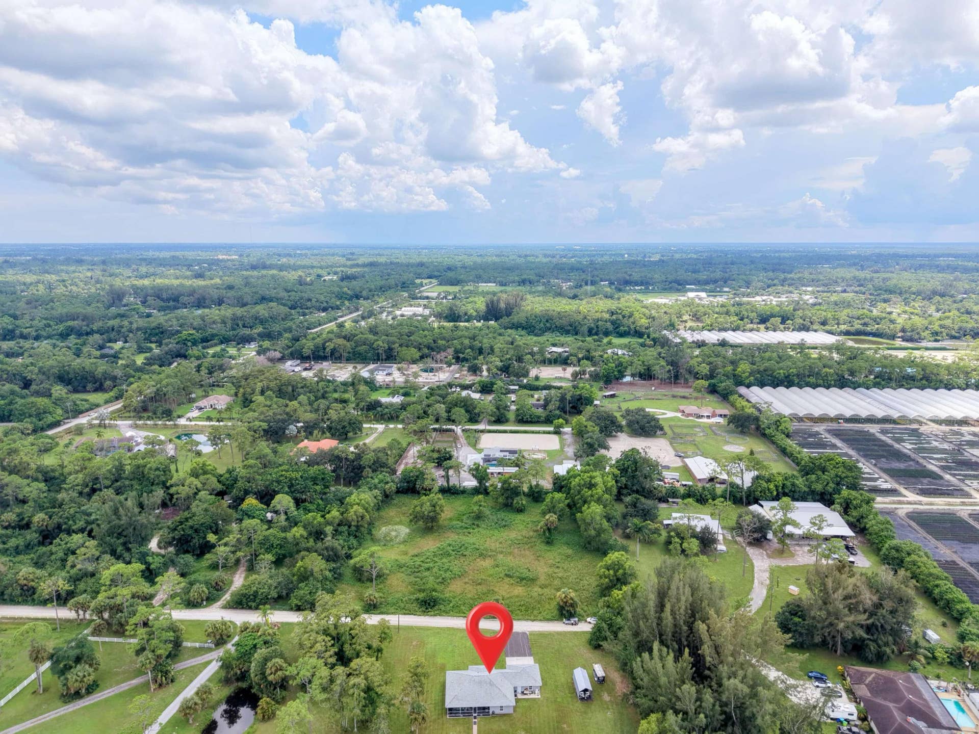 14171 BIDDEX Road, Loxahatchee Groves, FL 33470 Panoramnic to South
