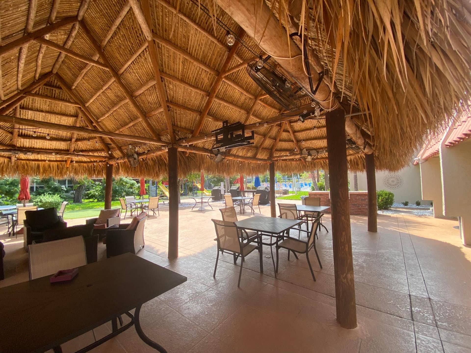 777 S Federal Highway, #209B, Pompano Beach, FL 33062 Island Club- Tiki seating area