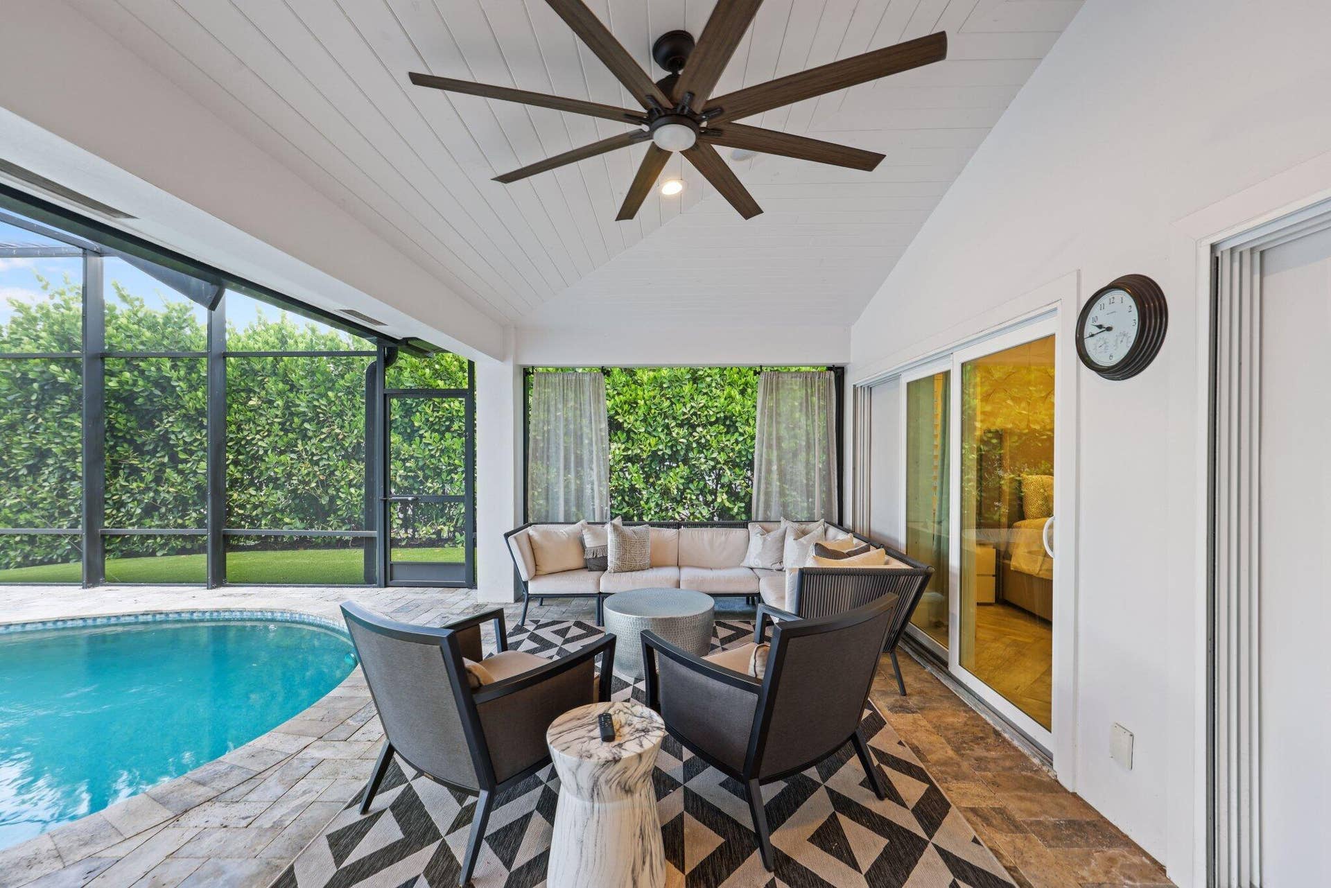713 Forsyth Street, Boca Raton, FL 33487 Backyard Living Area