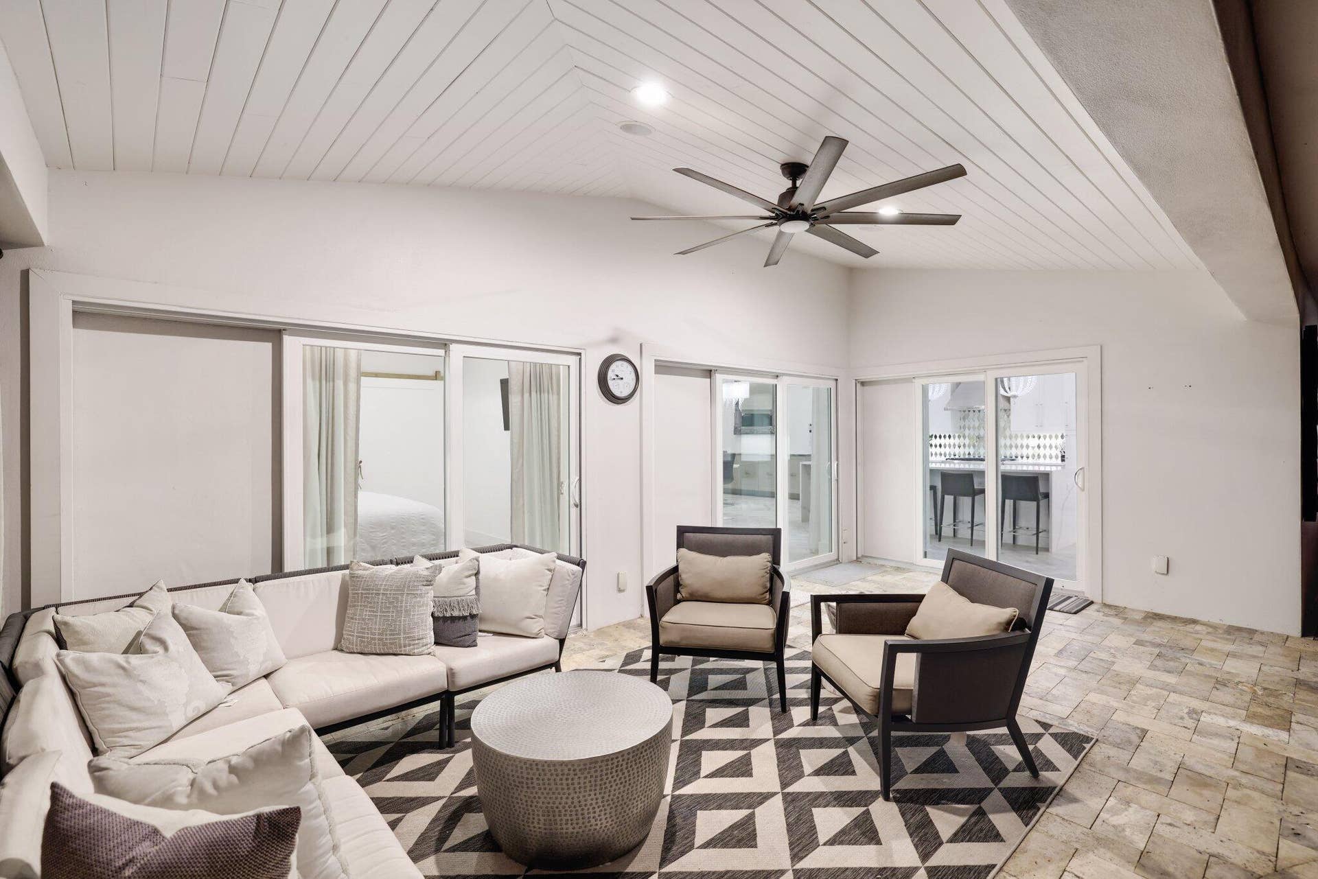 713 Forsyth Street, Boca Raton, FL 33487 Backyard Living Area