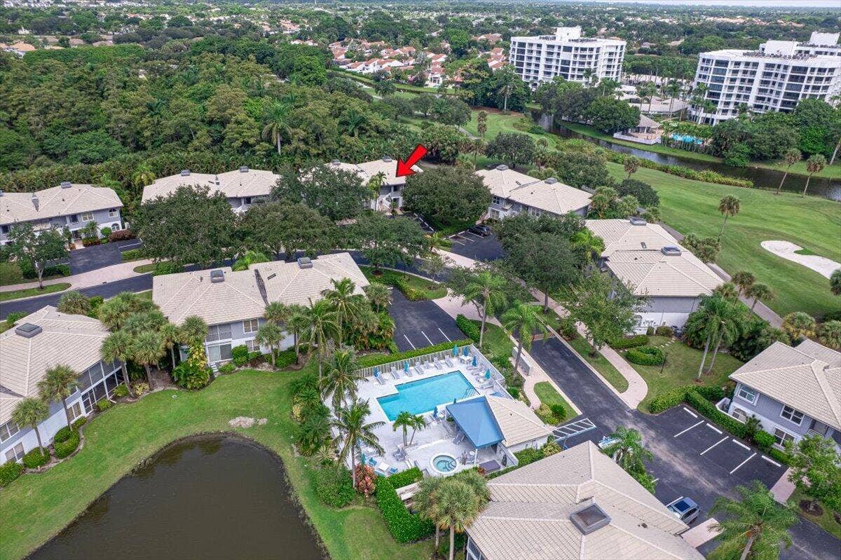 20220 Boca West Drive, #403, Boca Raton, FL 33434 18-Aerial-Local Pool-B