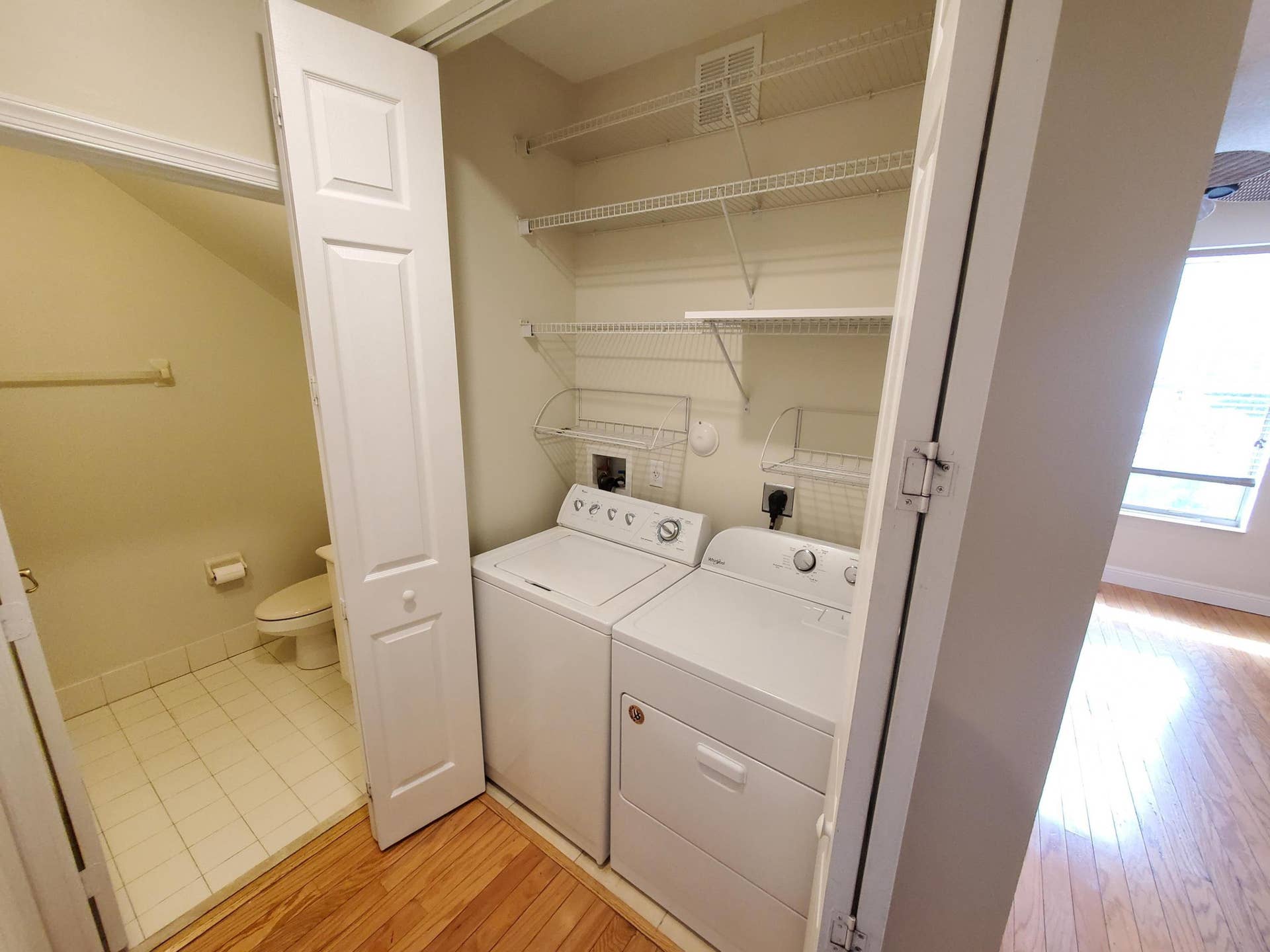 Upstairs Laundry and Full Bath