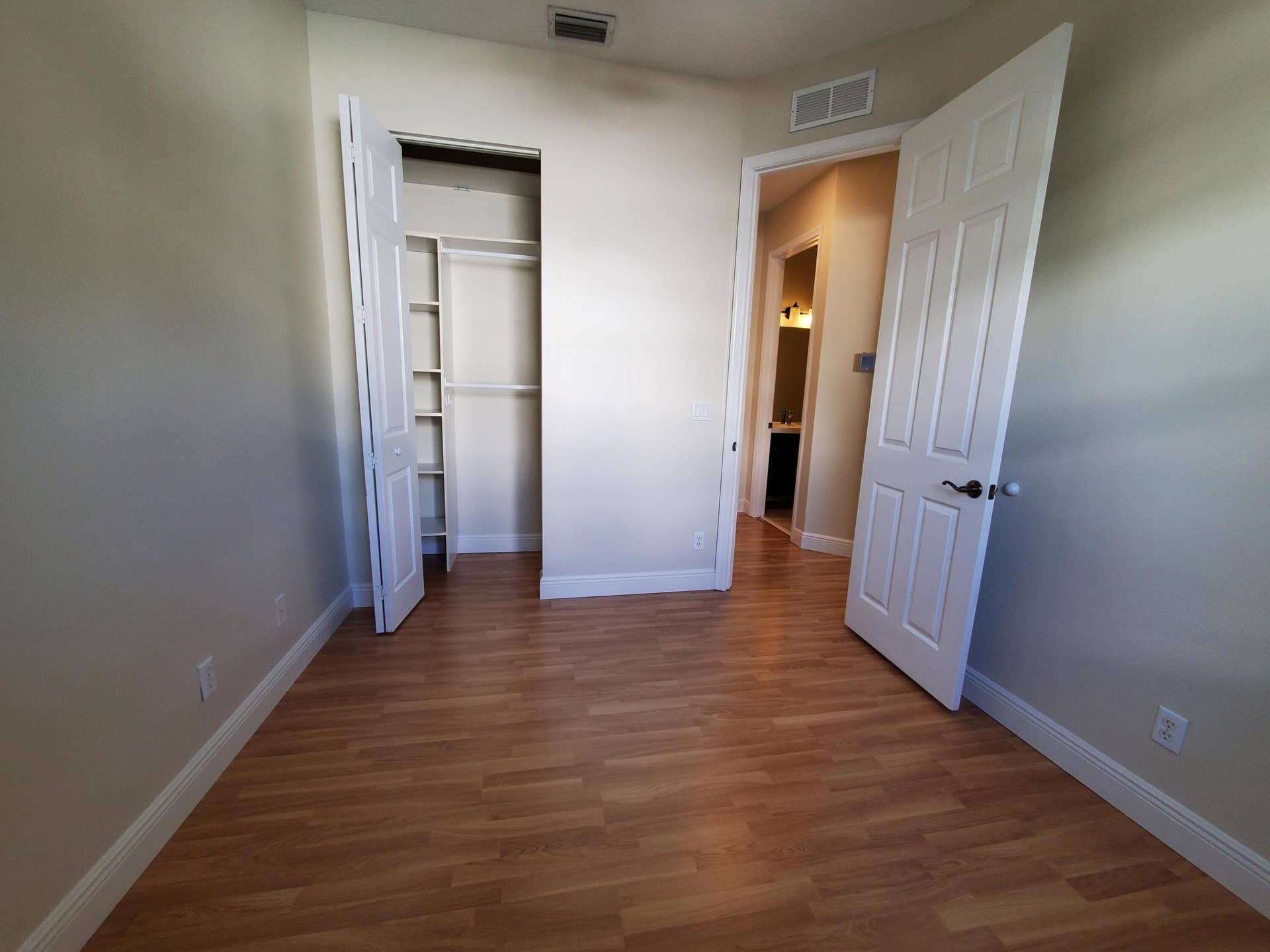 Bedroom 1 Closets