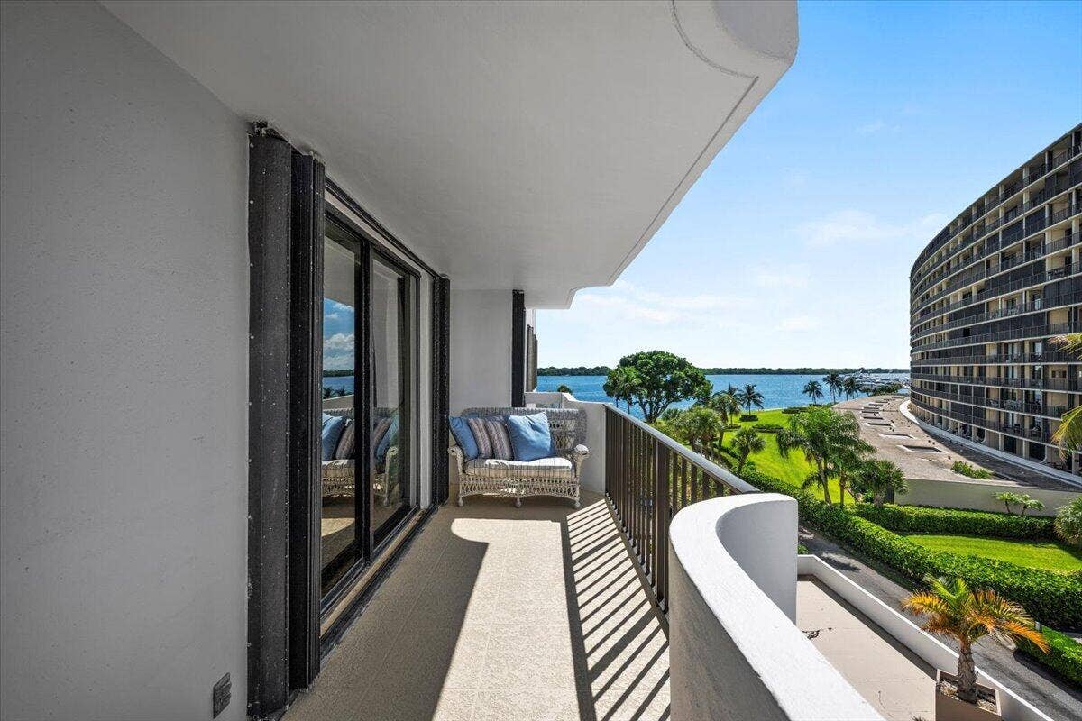1200 MARINE Way, #304, North Palm Beach, FL 33408 Balcony View