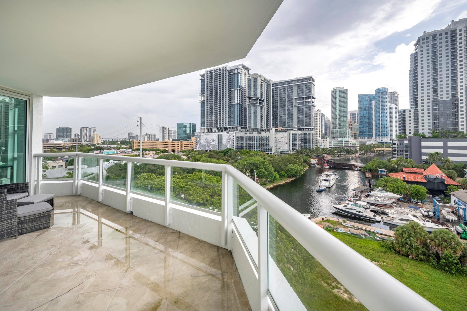 401 SW 4TH Avenue, #1003, Fort Lauderdale, FL 33315 Balcony and Unit View