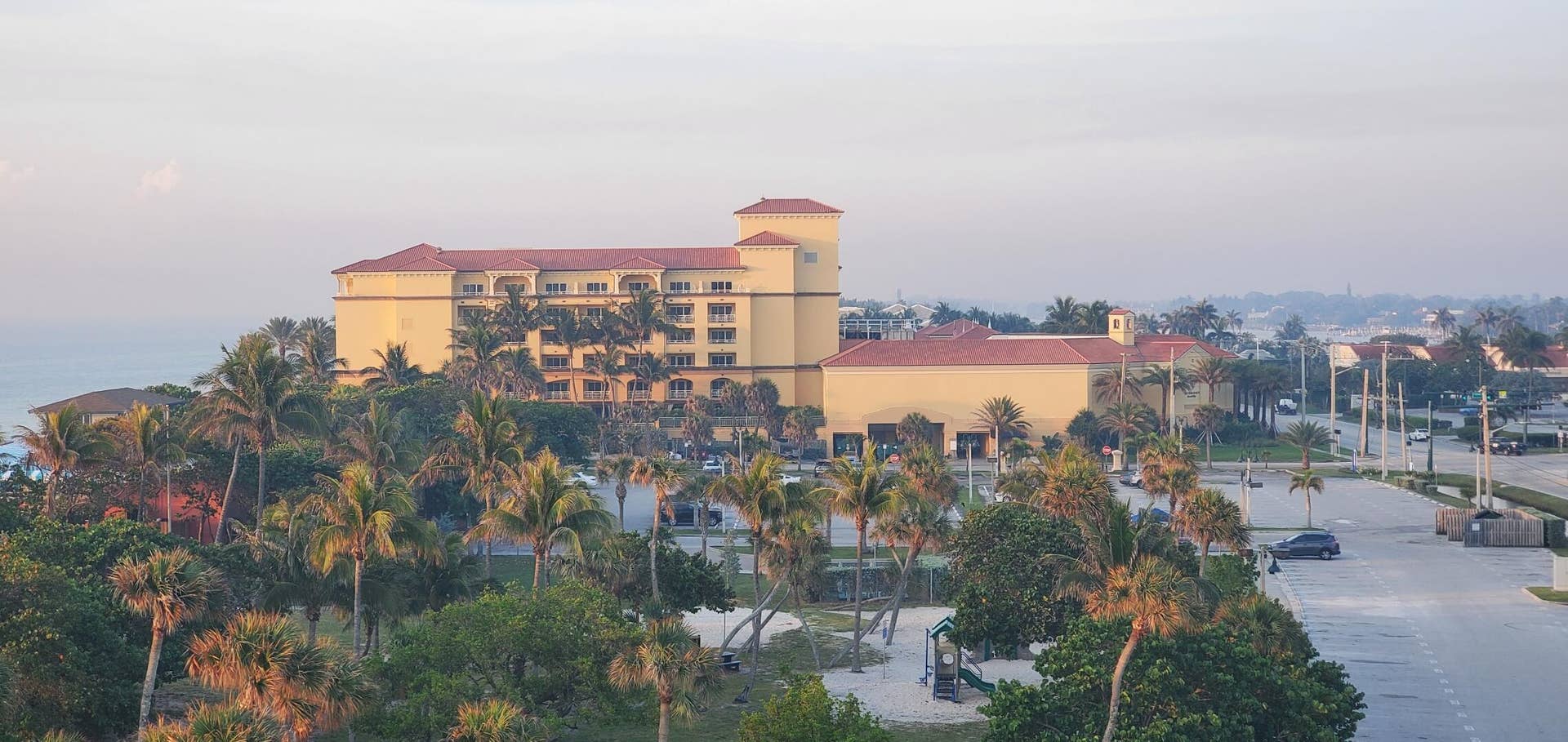 hotel top view