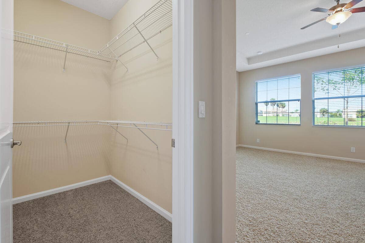 159 Tresana Boulevard, #113, Jupiter, FL 33478 Shelved Primary Suite Closet