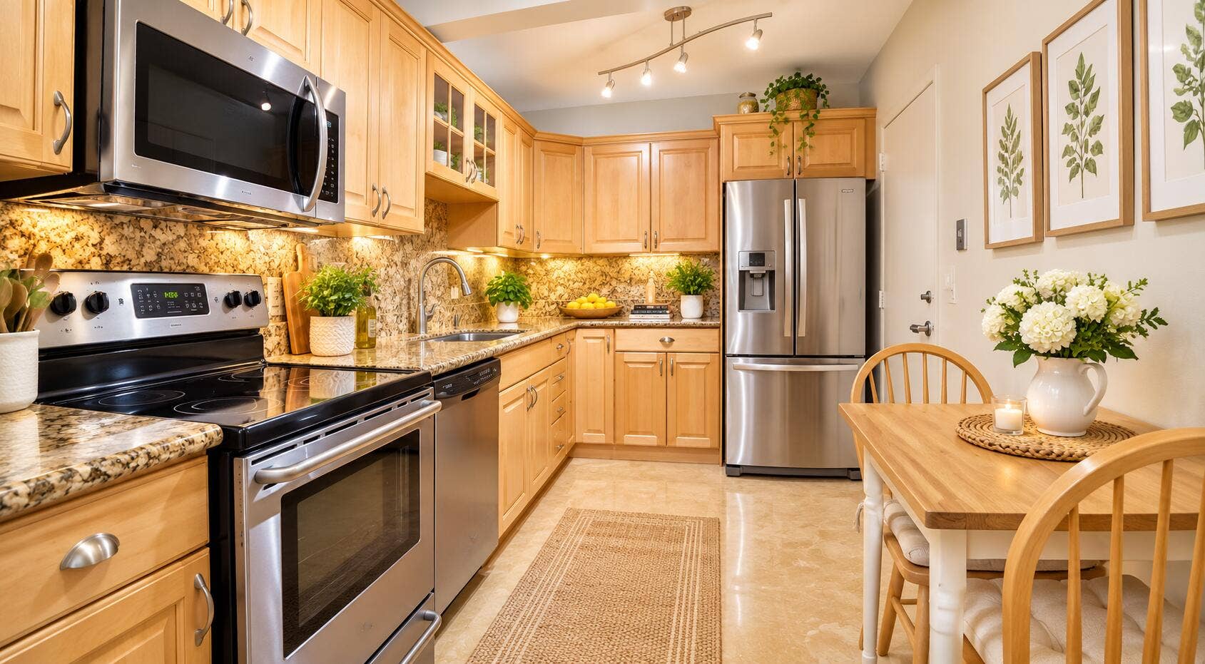 4250 Galt Ocean Drive, #1A, Fort Lauderdale, FL 33308 kitchen-virtually staged