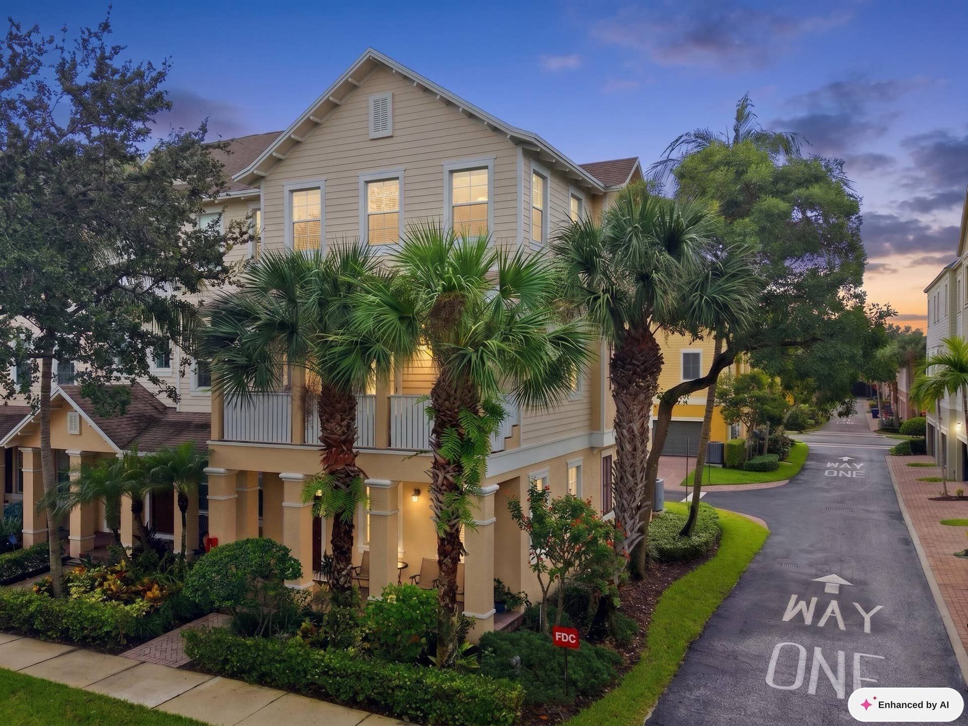 140 Seagrape Drive, #108, Jupiter, FL 33458 Front Dusk