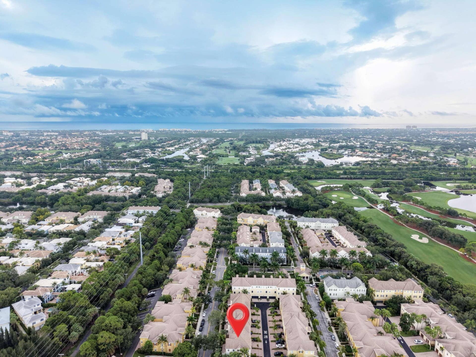140 Seagrape Drive, #108, Jupiter, FL 33458 Panoramic to East-Ocean