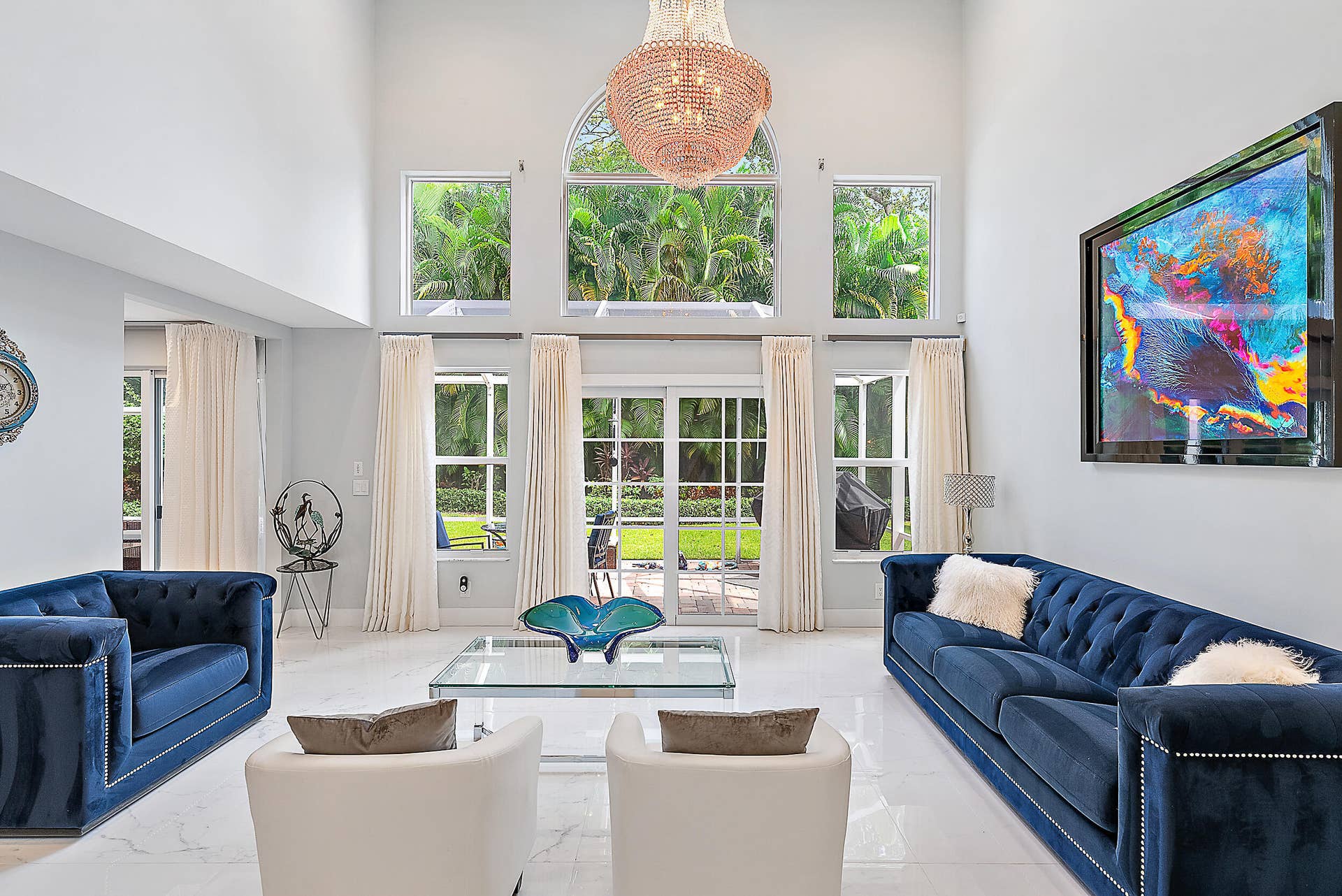 7 Grand Bay Circle, Juno Beach, FL 33408 Living Room