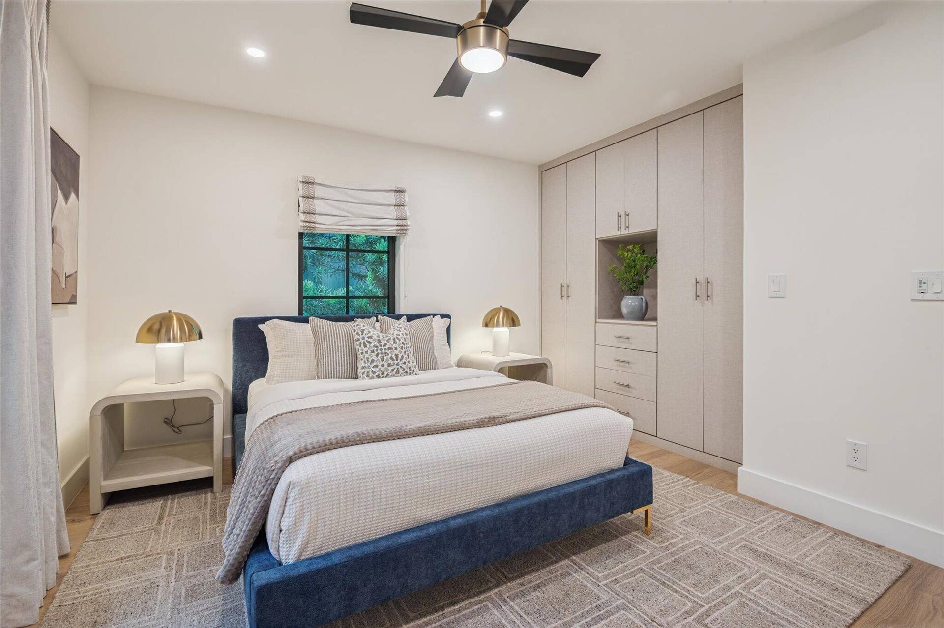 Guest Bedroom #1 with Custom Built in Closet