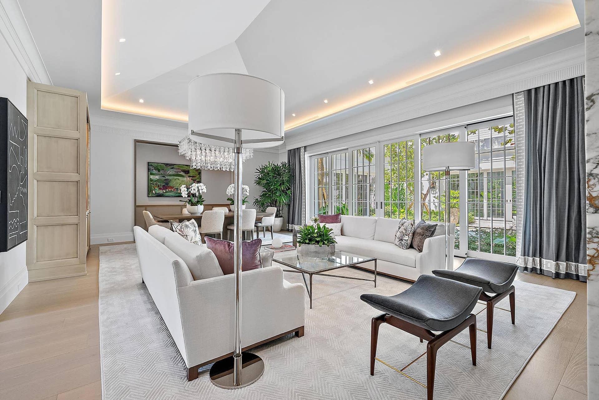 311 Polmer Park Road, Palm Beach, FL 33480 Living Room