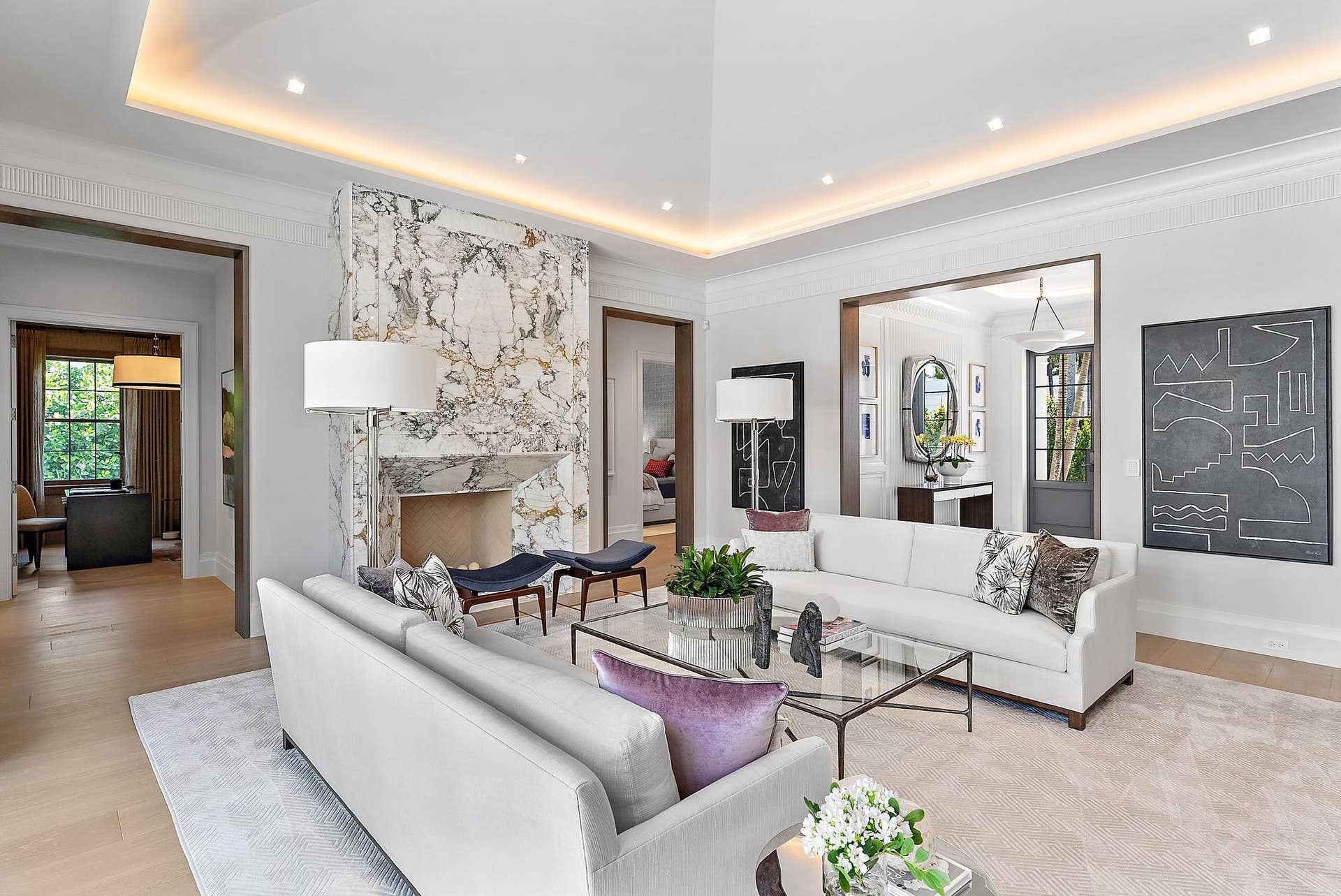 311 Polmer Park Road, Palm Beach, FL 33480 Living Room
