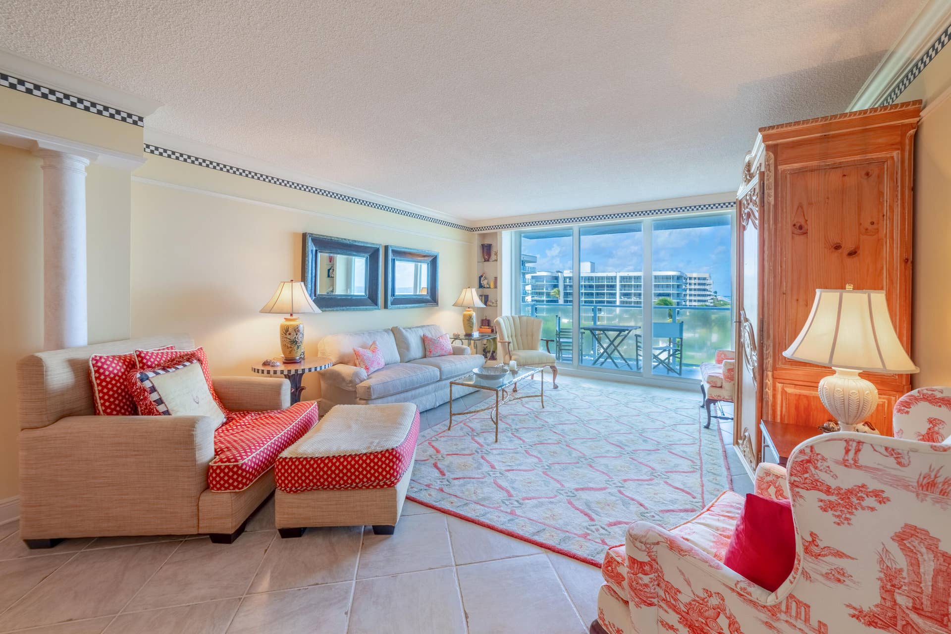 3450 S Ocean Boulevard, #408, Palm Beach, FL 33480 Living Room