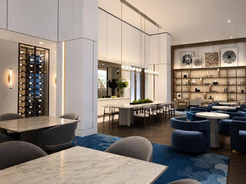 100 LAKESHORE Drive, #2151, North Palm Beach, FL 33408 New Lobby Rendering