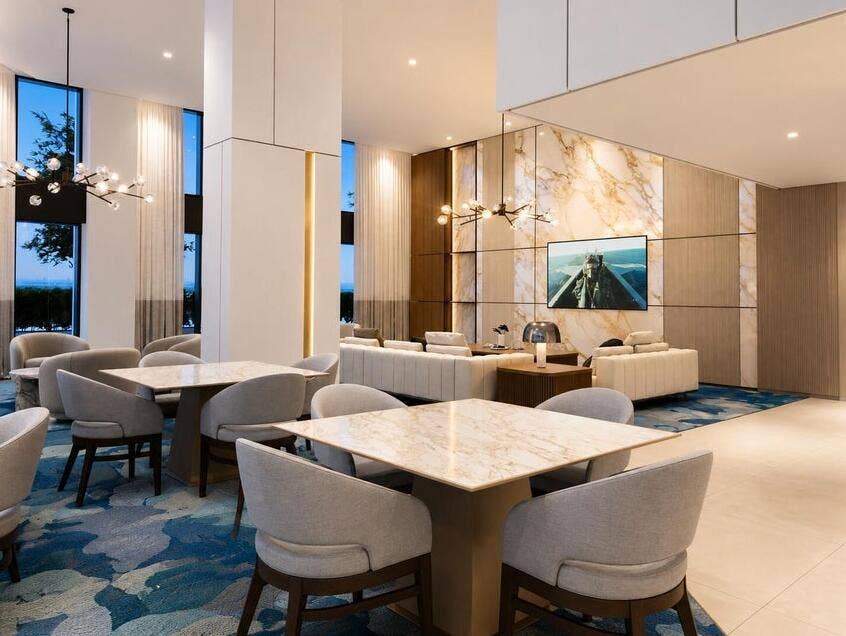 100 LAKESHORE Drive, #2151, North Palm Beach, FL 33408 New Lobby Rendering