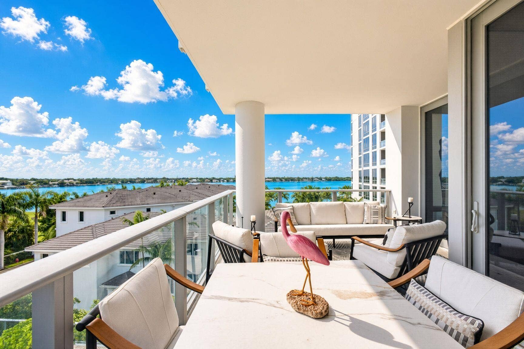 1 Water Club Way, #503, North Palm Beach, FL 33408 Water view & breezy breakfasts, lunches, Happy Hours and of course dinners ...best seats in town!