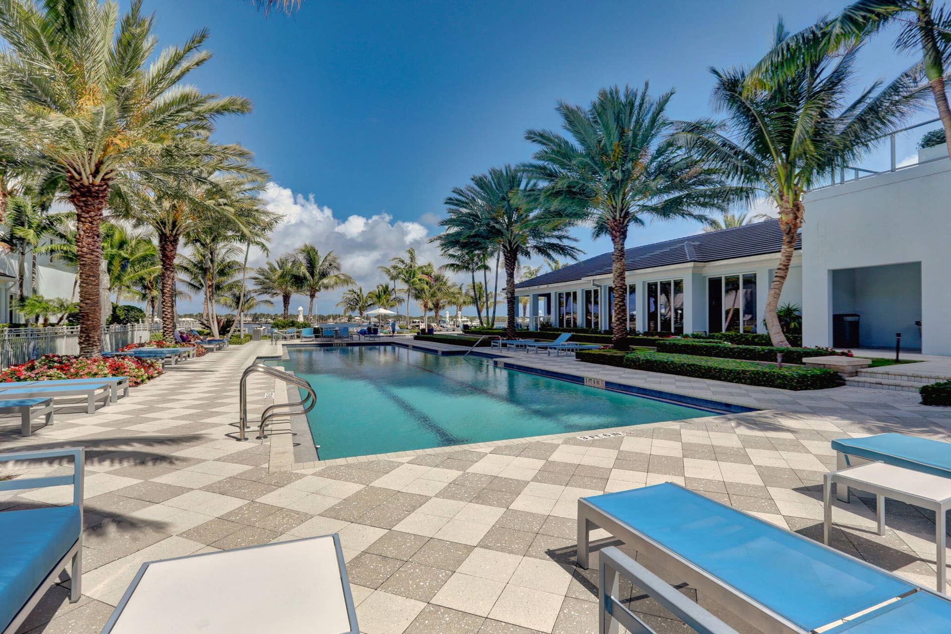 1 Water Club Way, #503, North Palm Beach, FL 33408 Get your early morning Laps in then relax on a comfortable chaise and work on your tan lines!