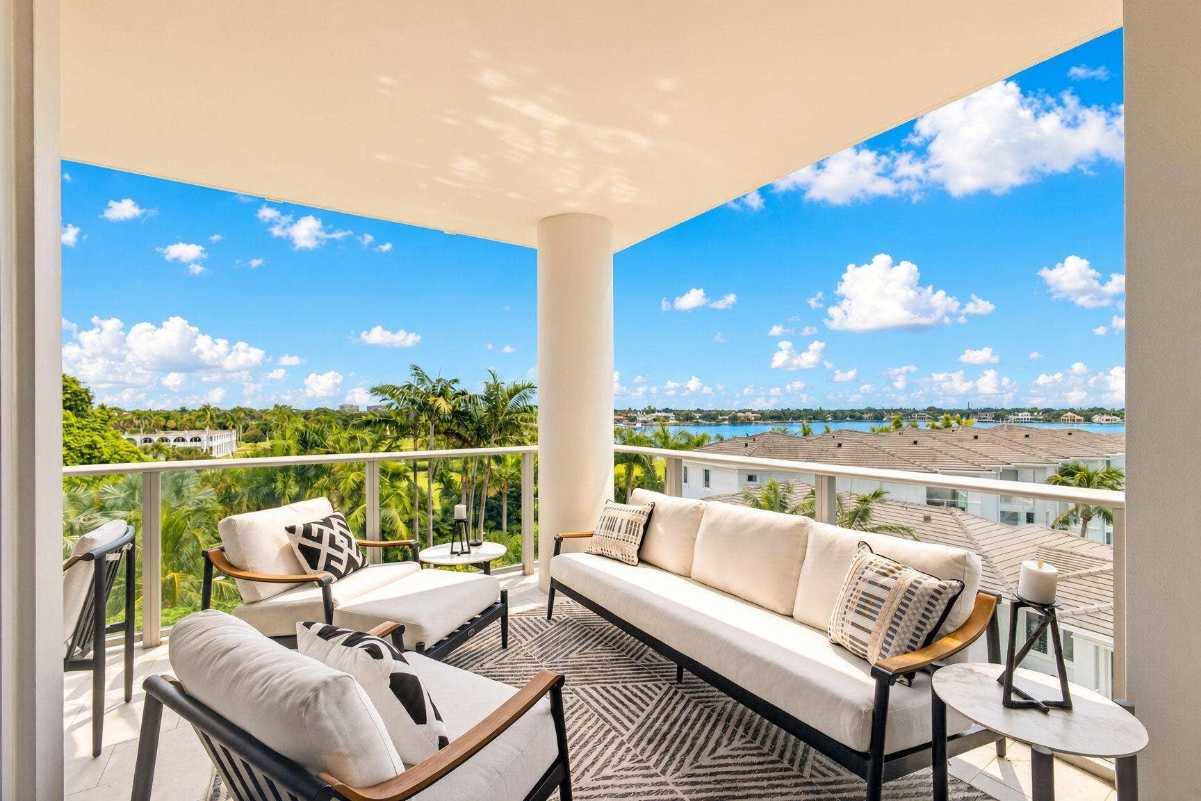 1 Water Club Way, #503, North Palm Beach, FL 33408 Perfect place to relax, read the newspaper, read a book or just take a nap.
